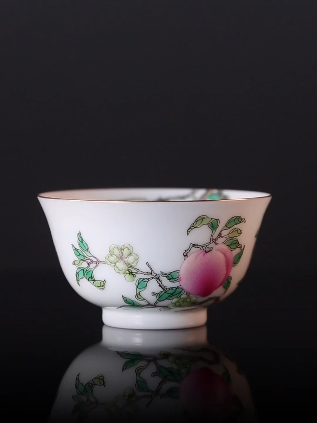 Six Peach Over Branch Cup