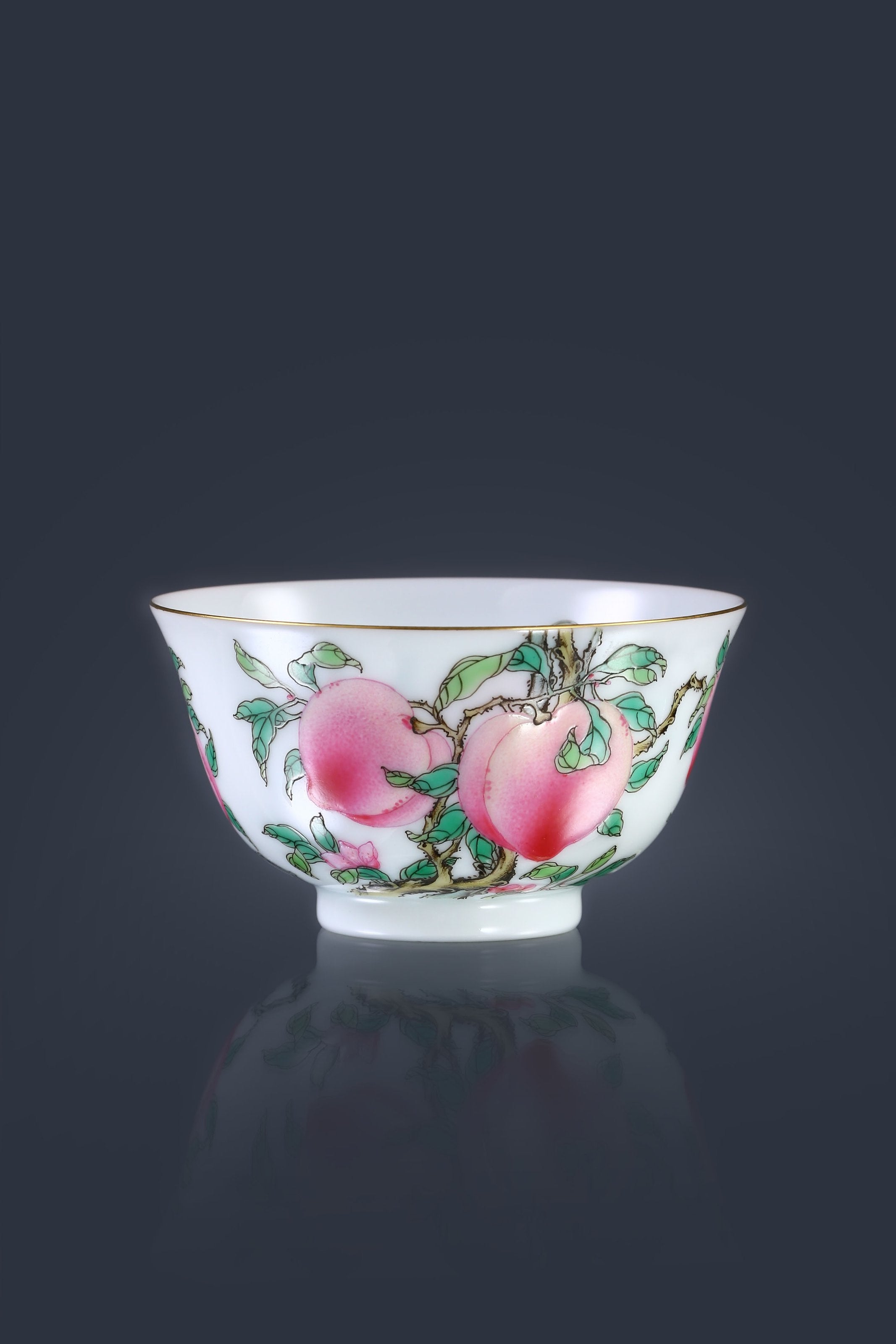 Six Peach Over Branch Cup