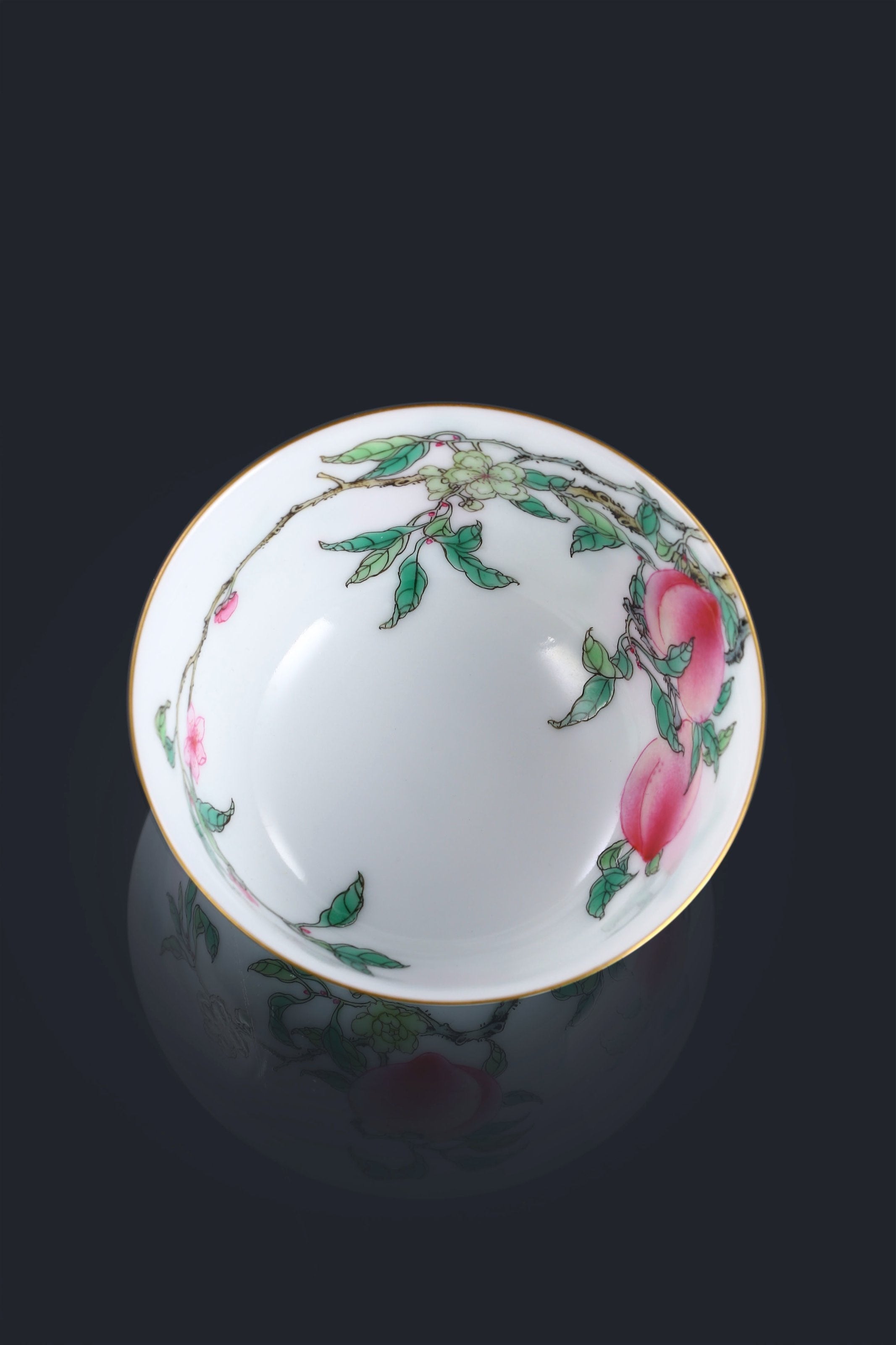 Six Peach Over Branch Cup