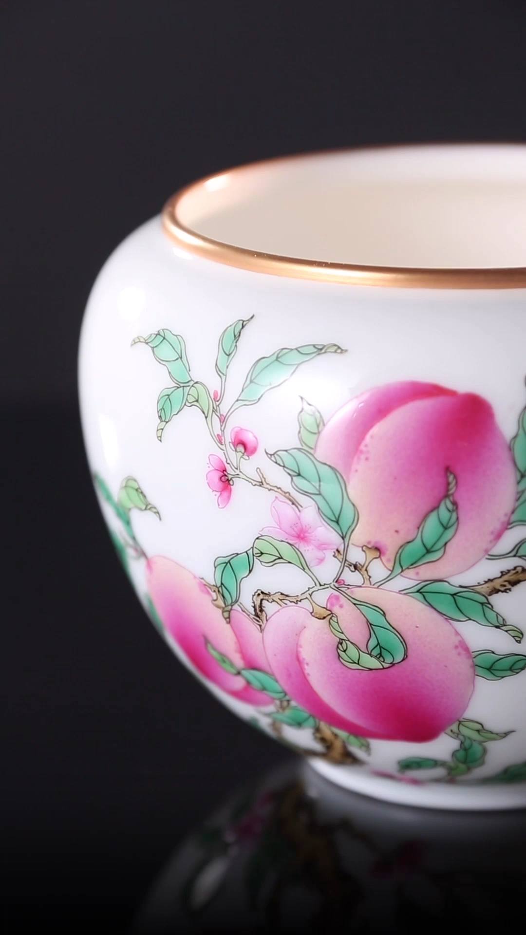 Six Peach Round Water Wash