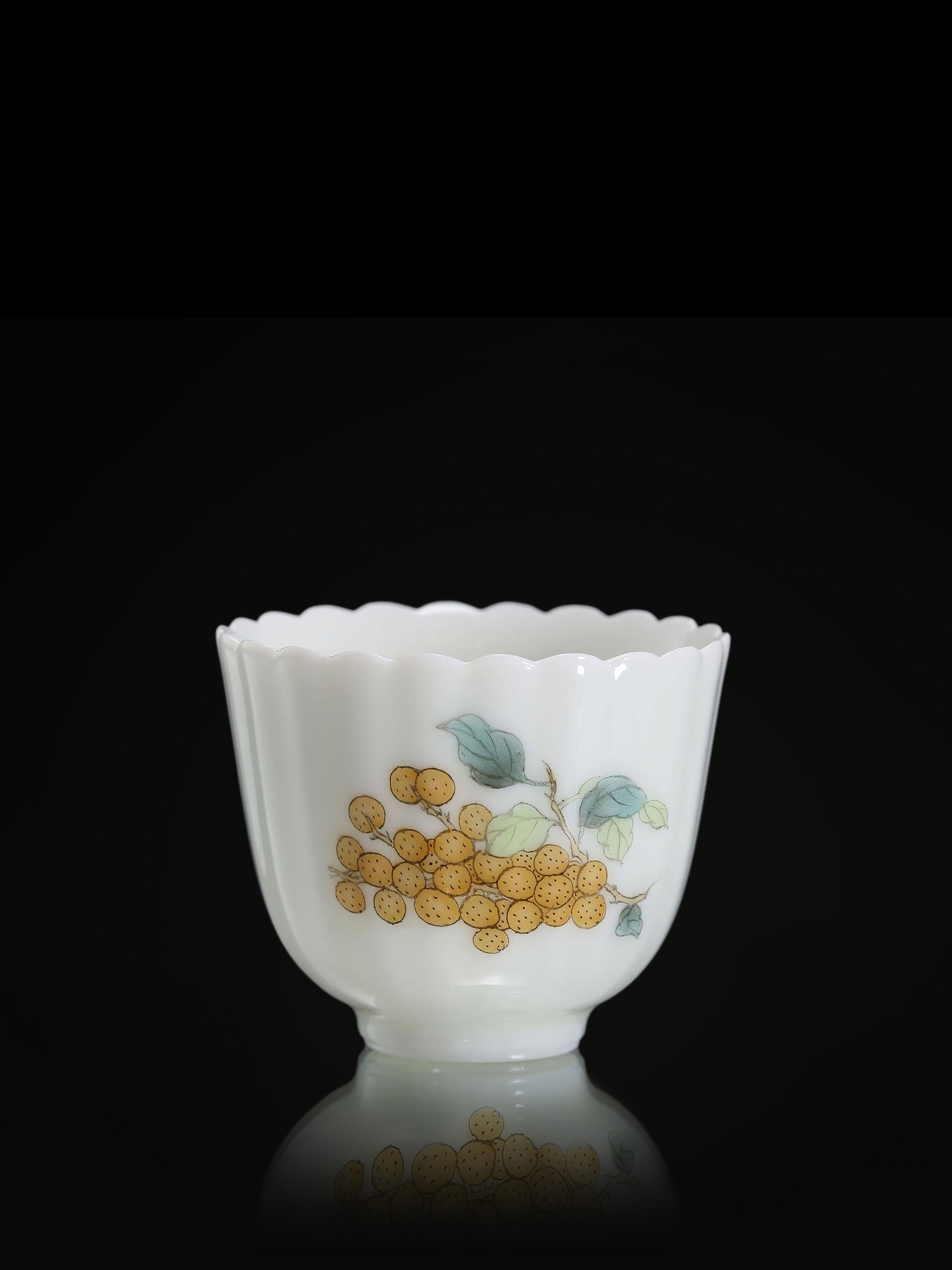 Many Children, Many Blessings: Famille Rose Tea Cup