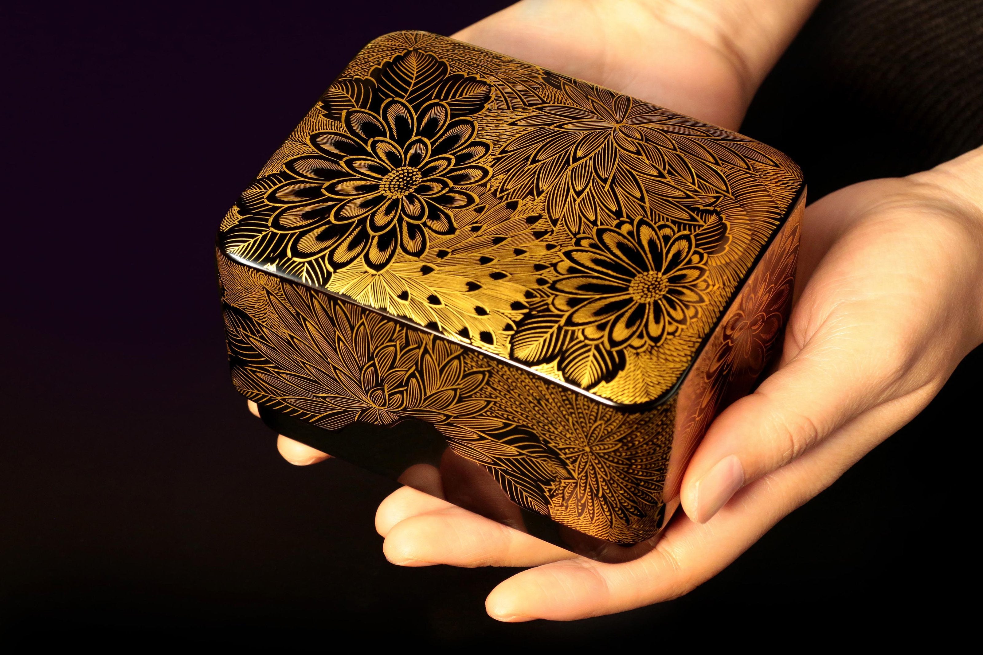 Wajima Painted - Shenjin Tea Box