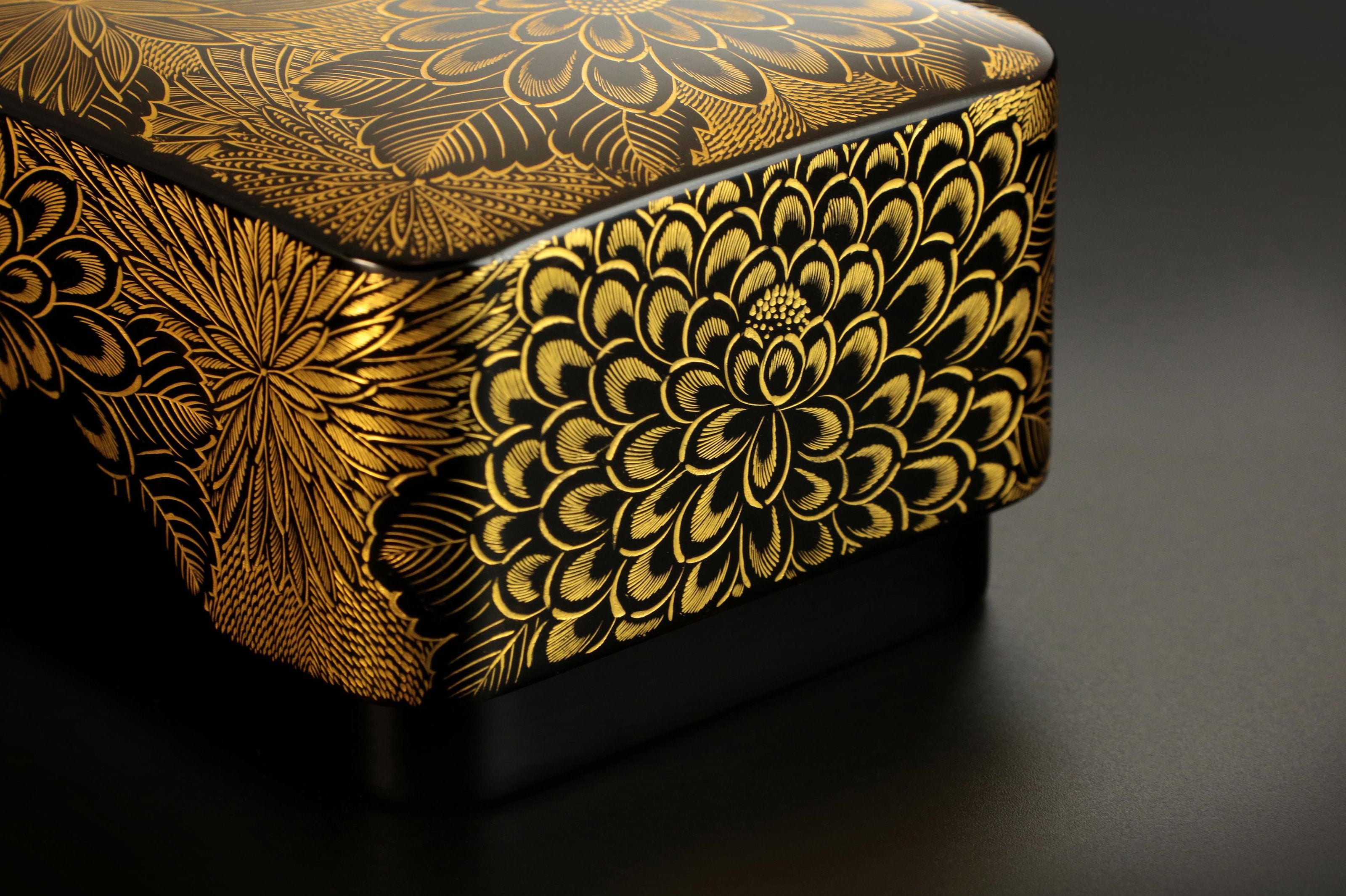 Wajima Painted - Shenjin Tea Box