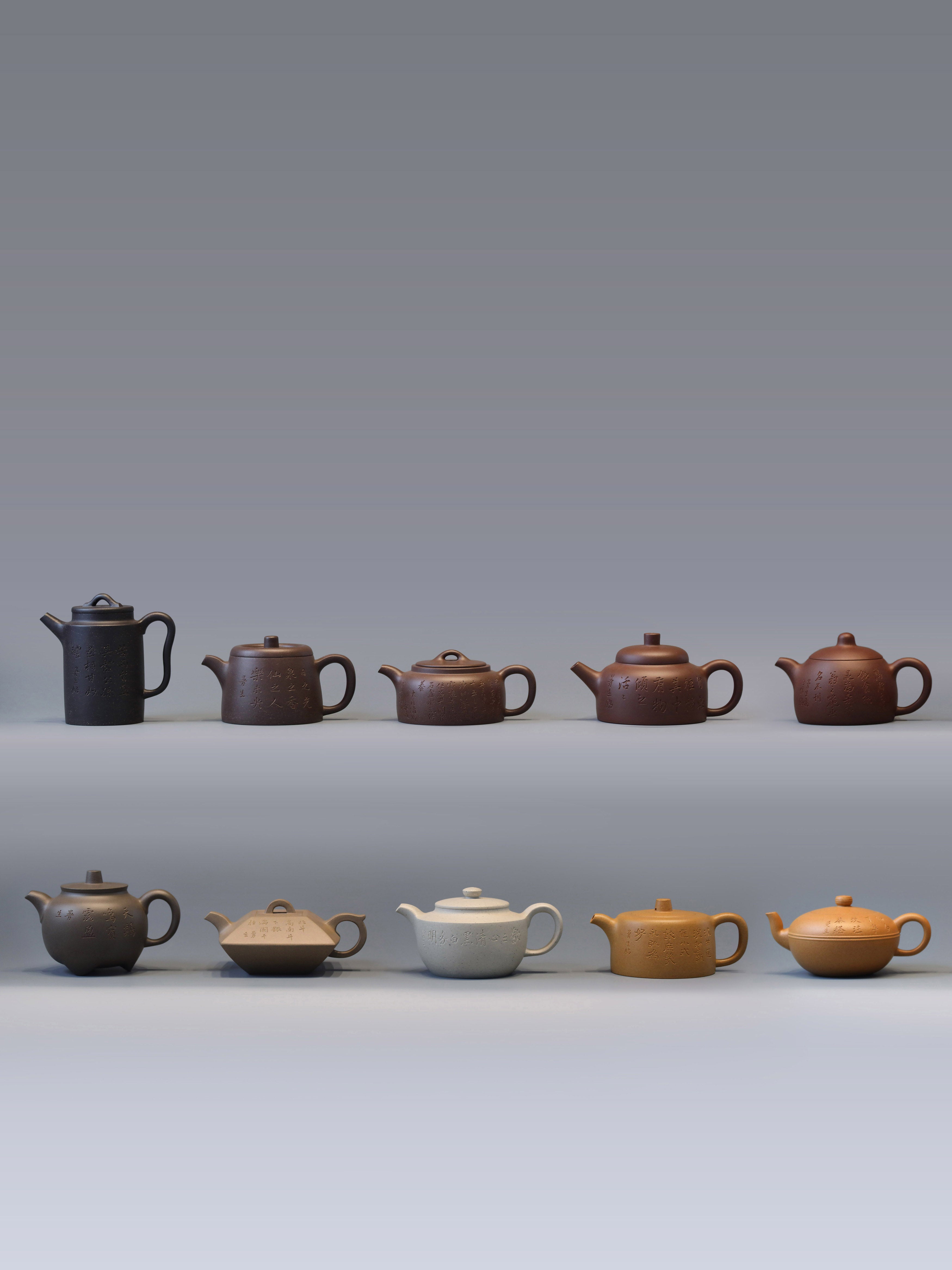 Eighteen Colors of Mud Mansheng's Eighteen Styles of Purple Clay Teapots