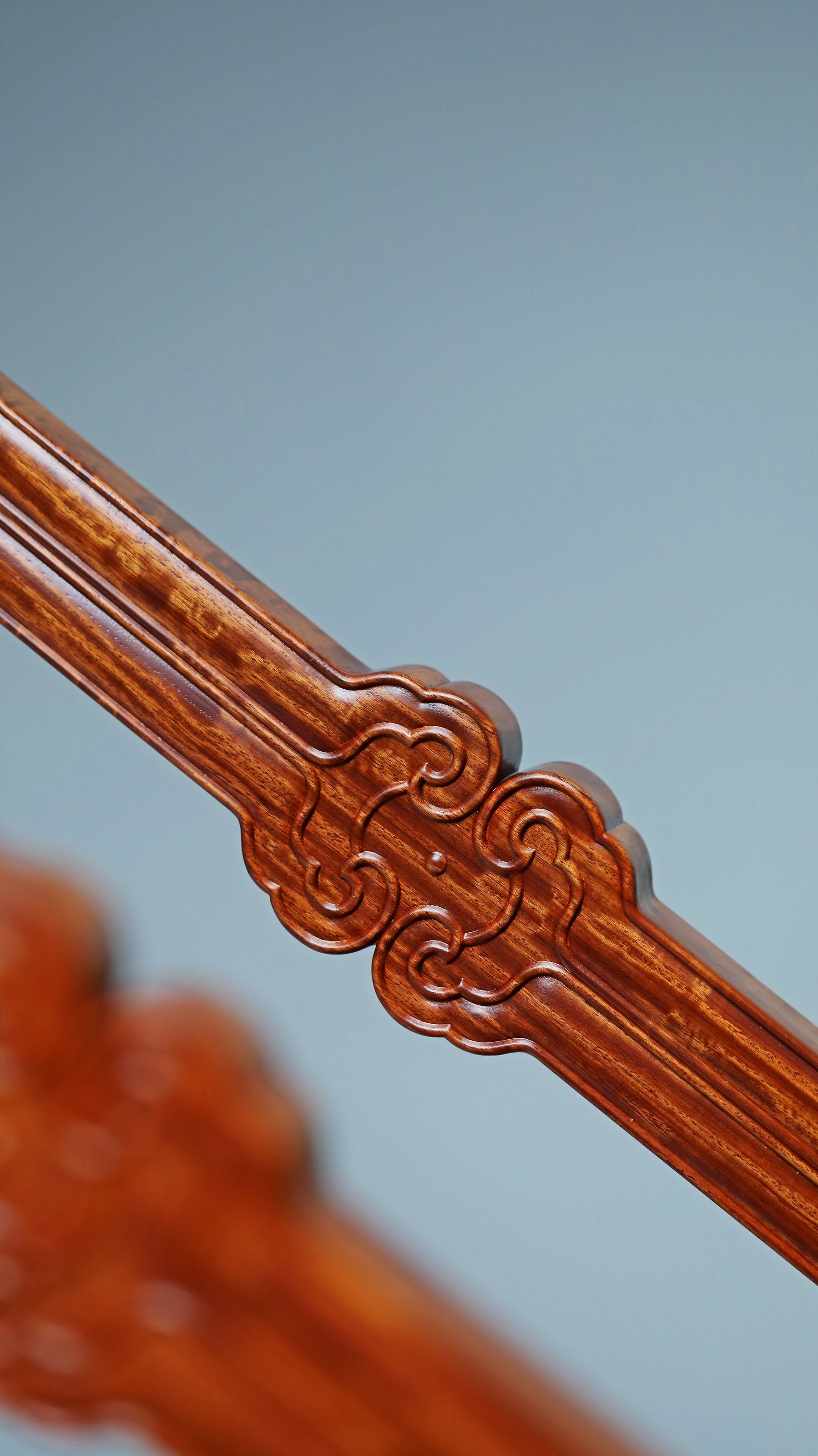 Burmese carved flat-top table