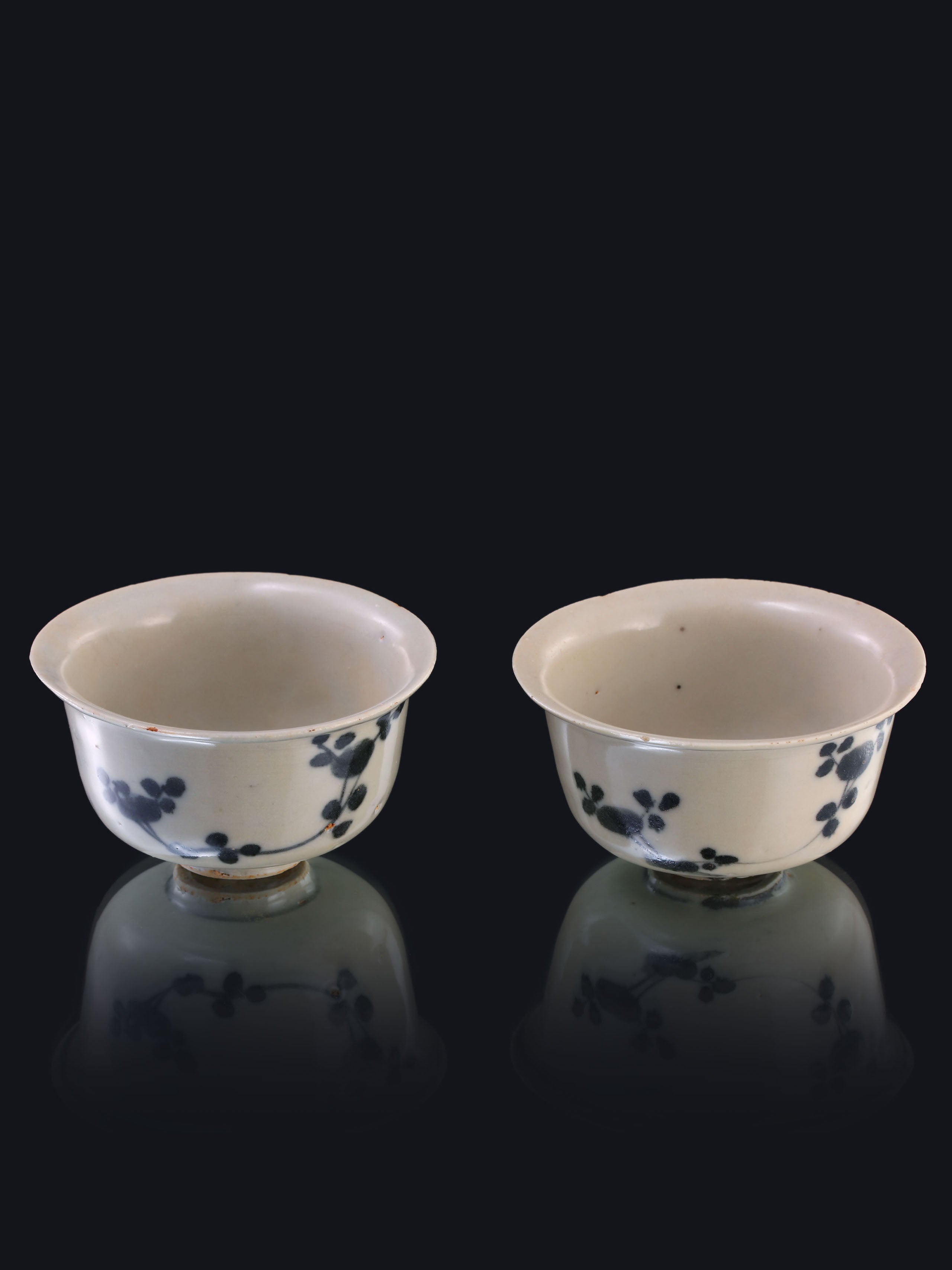 Ming Dynasty Tianqi Period Blue and White Stone Tea Cup