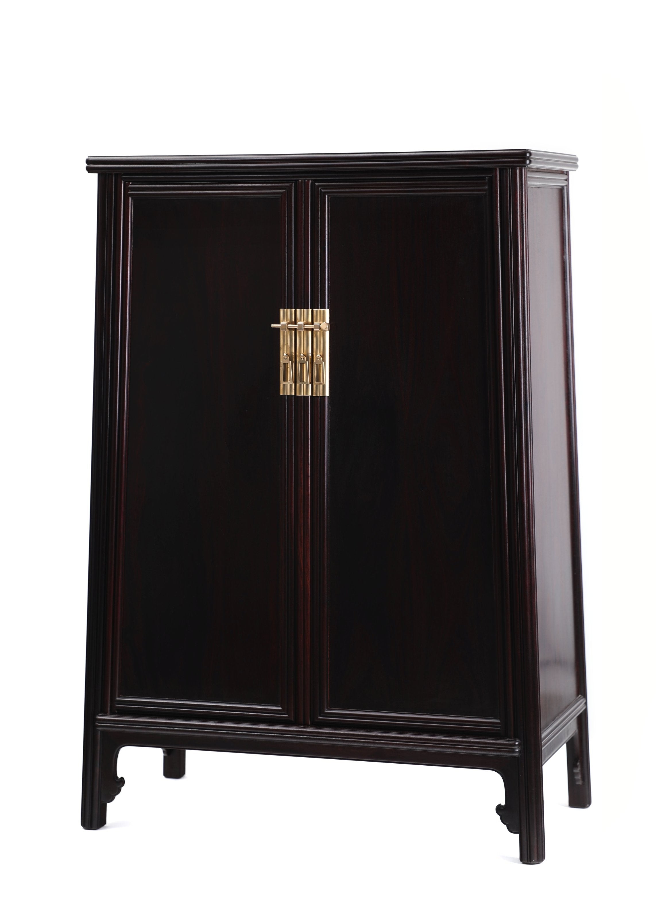 Ming-style melon-shaped round-cornered tea sideboard