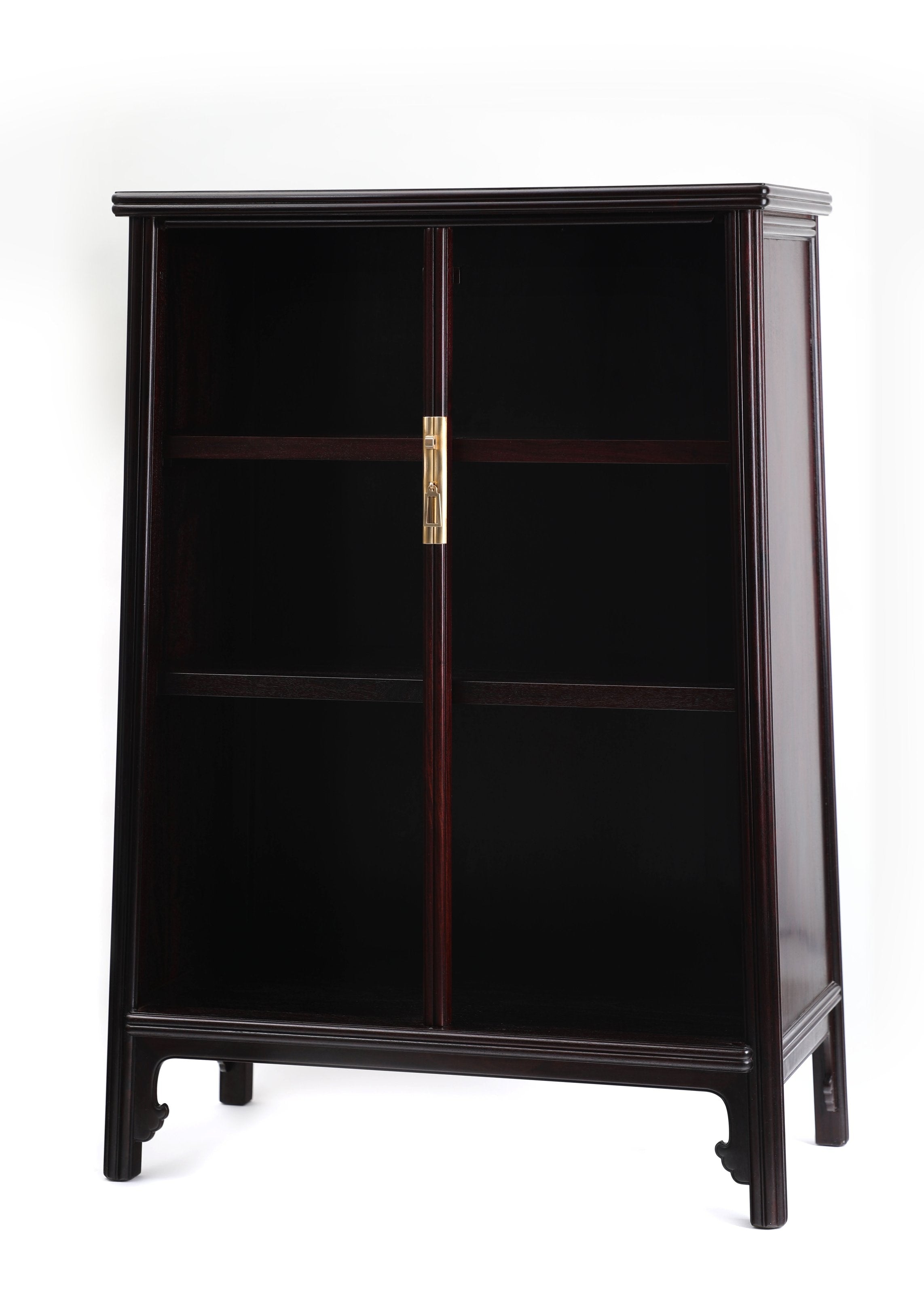 Ming-style melon-shaped round-cornered tea sideboard