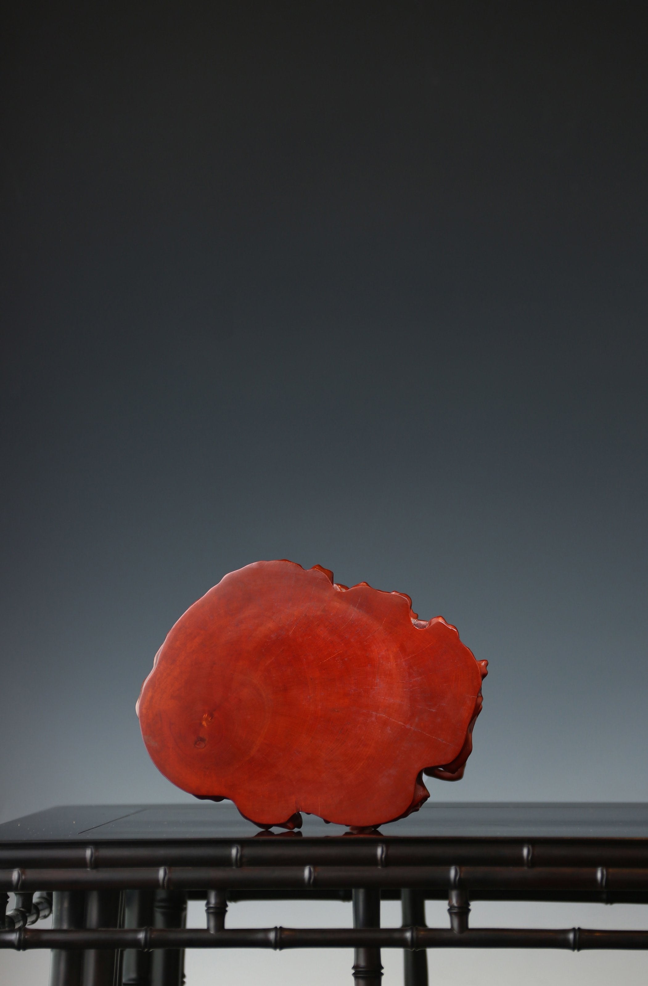 Boxwood carved incense table