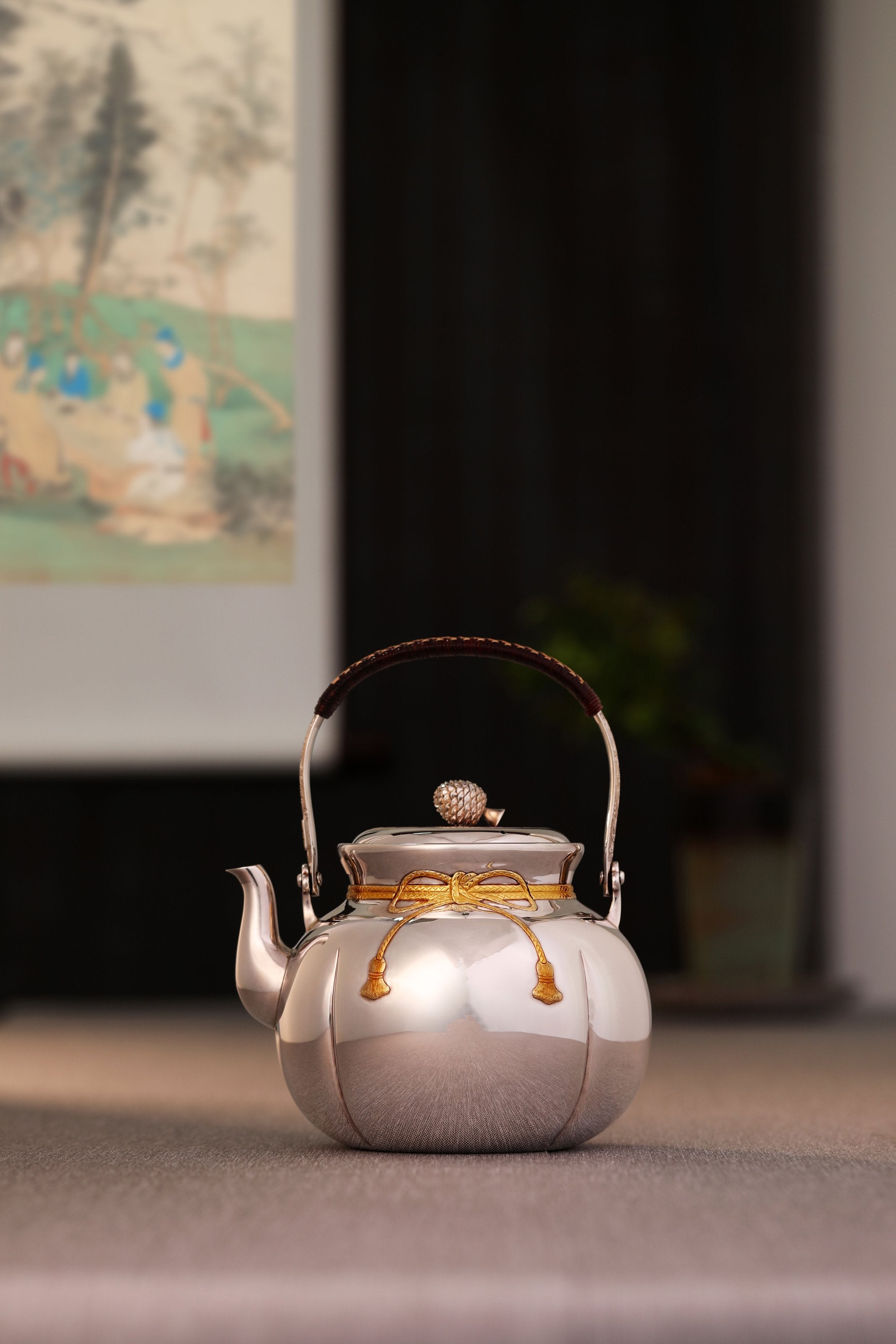 Nafu Pure Silver Teapot