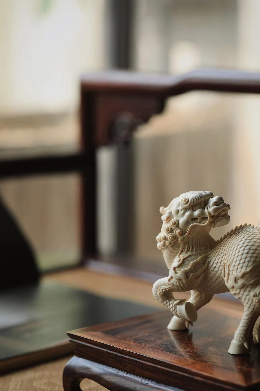 Auspicious Qilin on the Desk