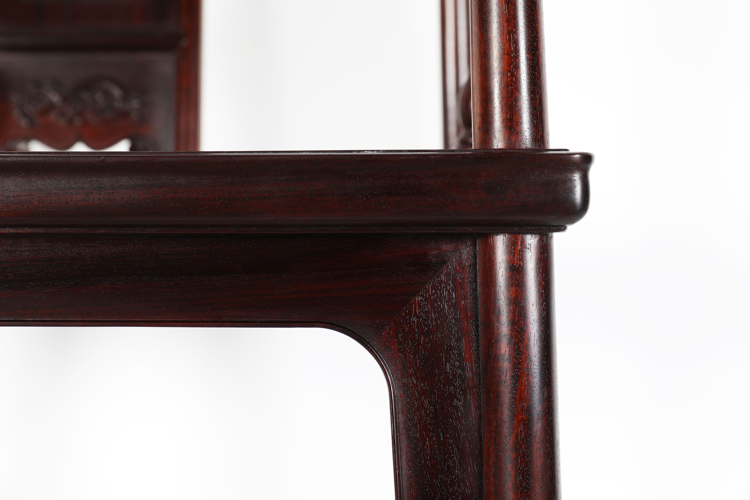 Qilin and Phoenix Pattern Four-Out-Head Chair