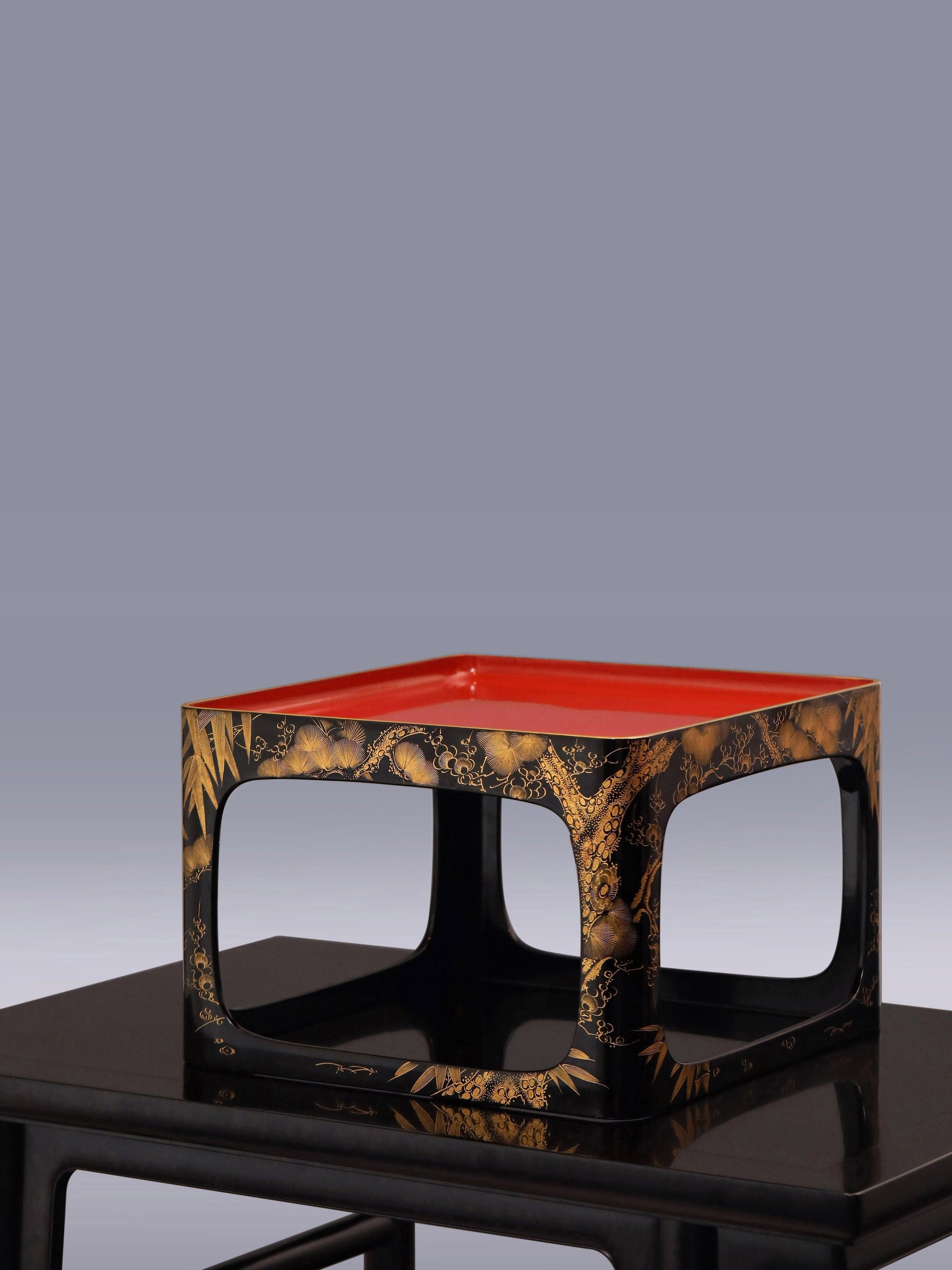 A large lacquer teahouse in Wajima, Japan, dating back to the Meiji period.