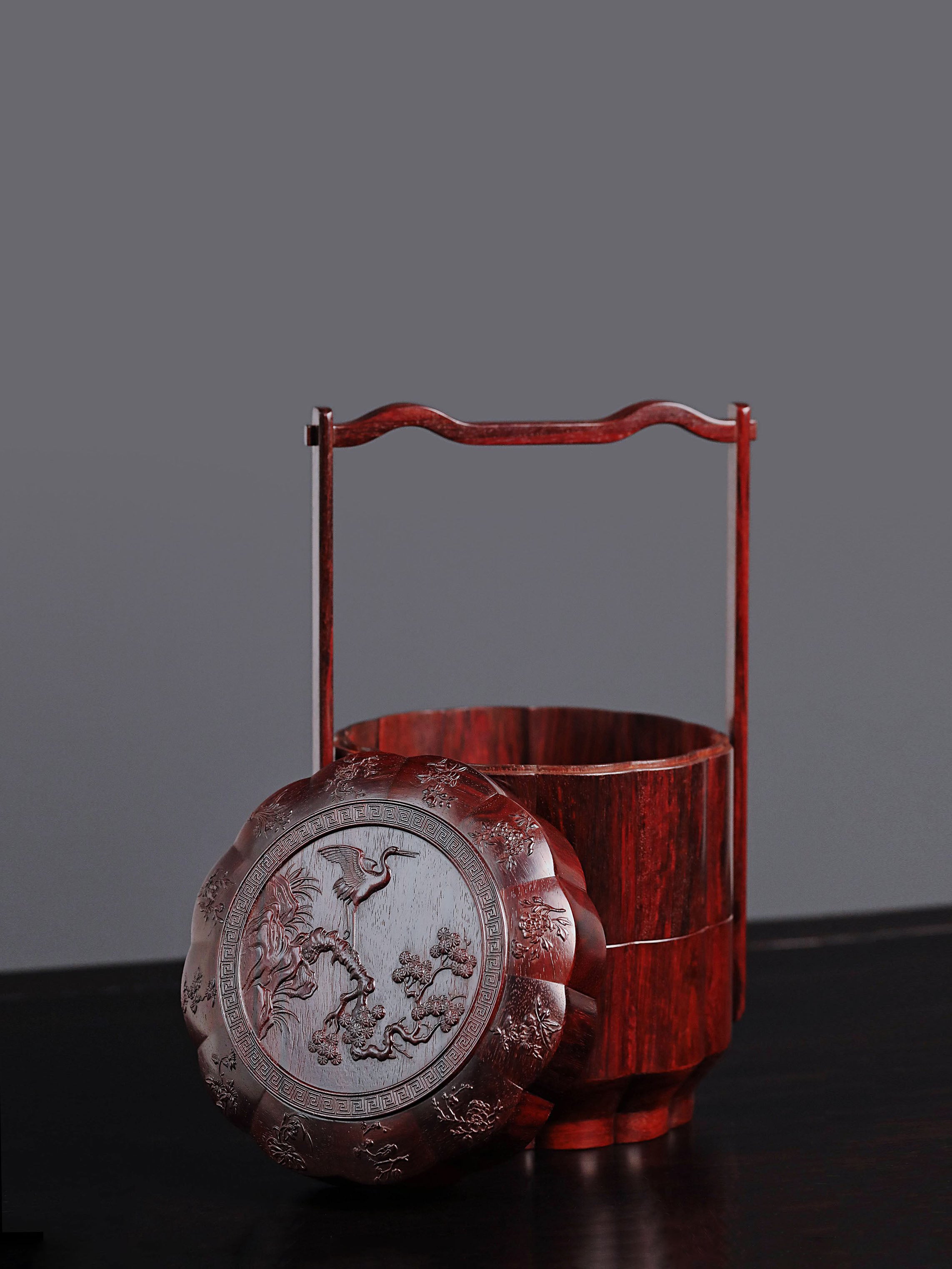 Rosewood/Purple Sandalwood Twelve Seasonal Handbag