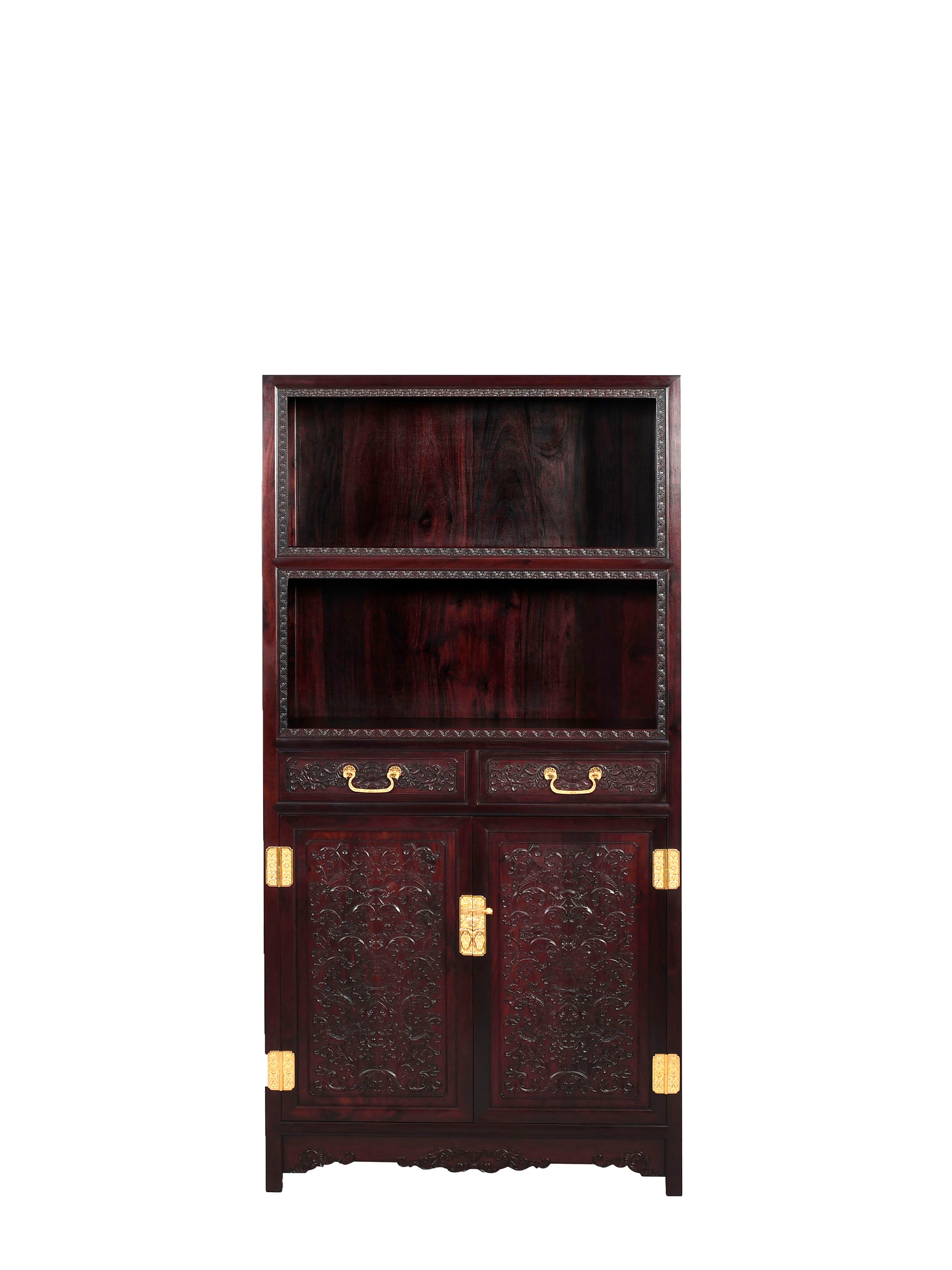 Double-layer open cabinet