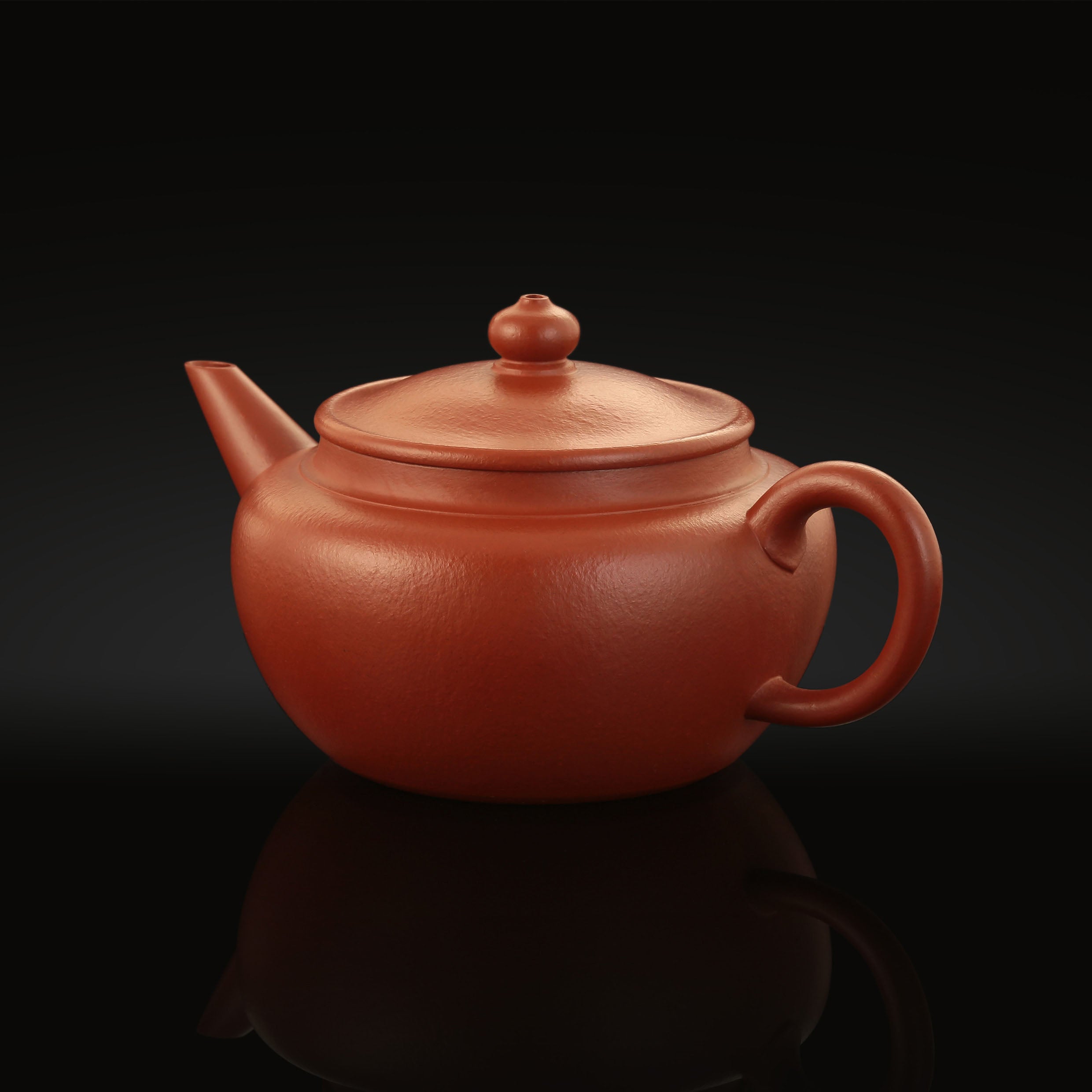 Zhu Ni flat-lid horizontal teapot