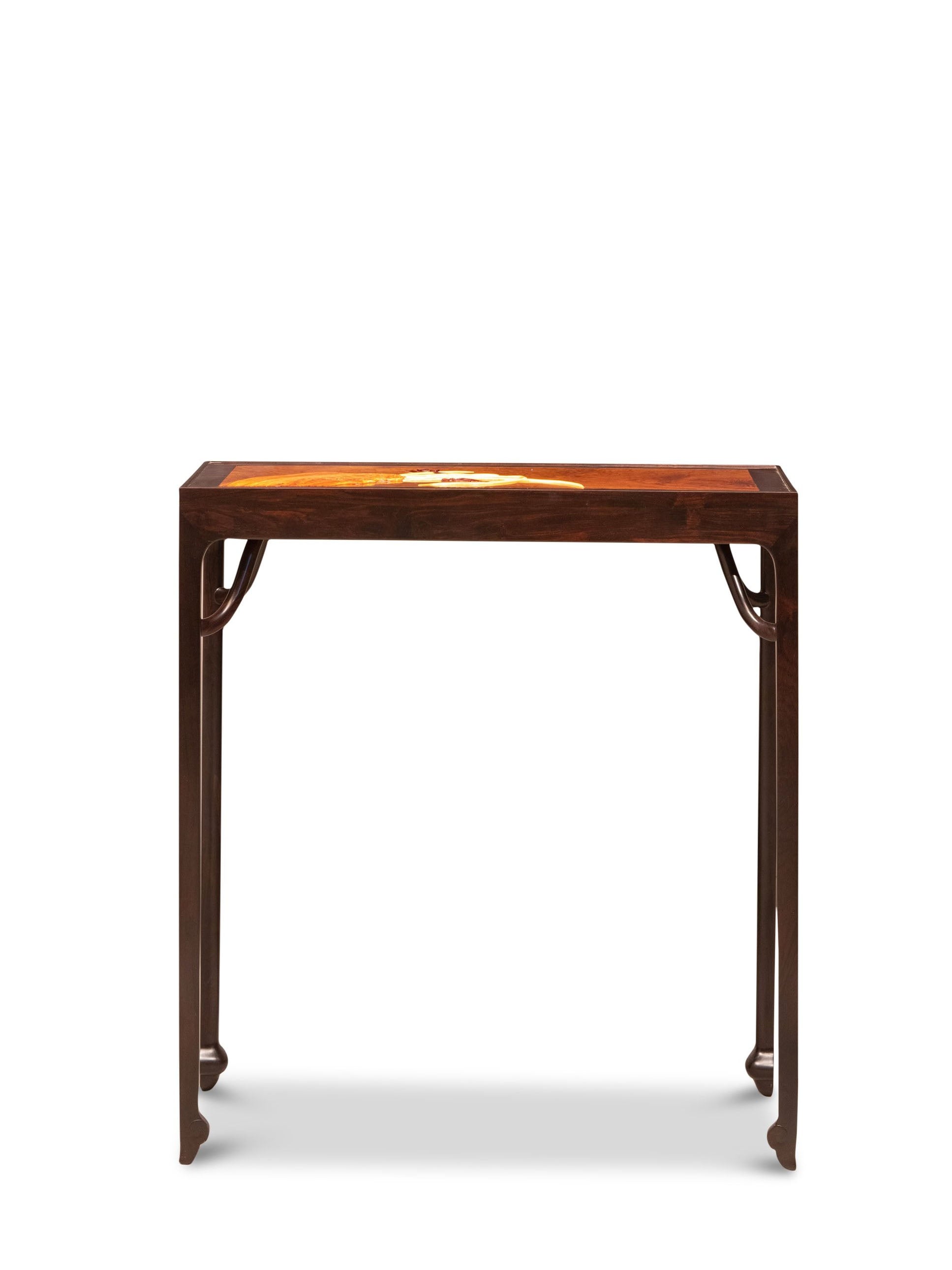 Black rosewood inlaid with golden nanmu core