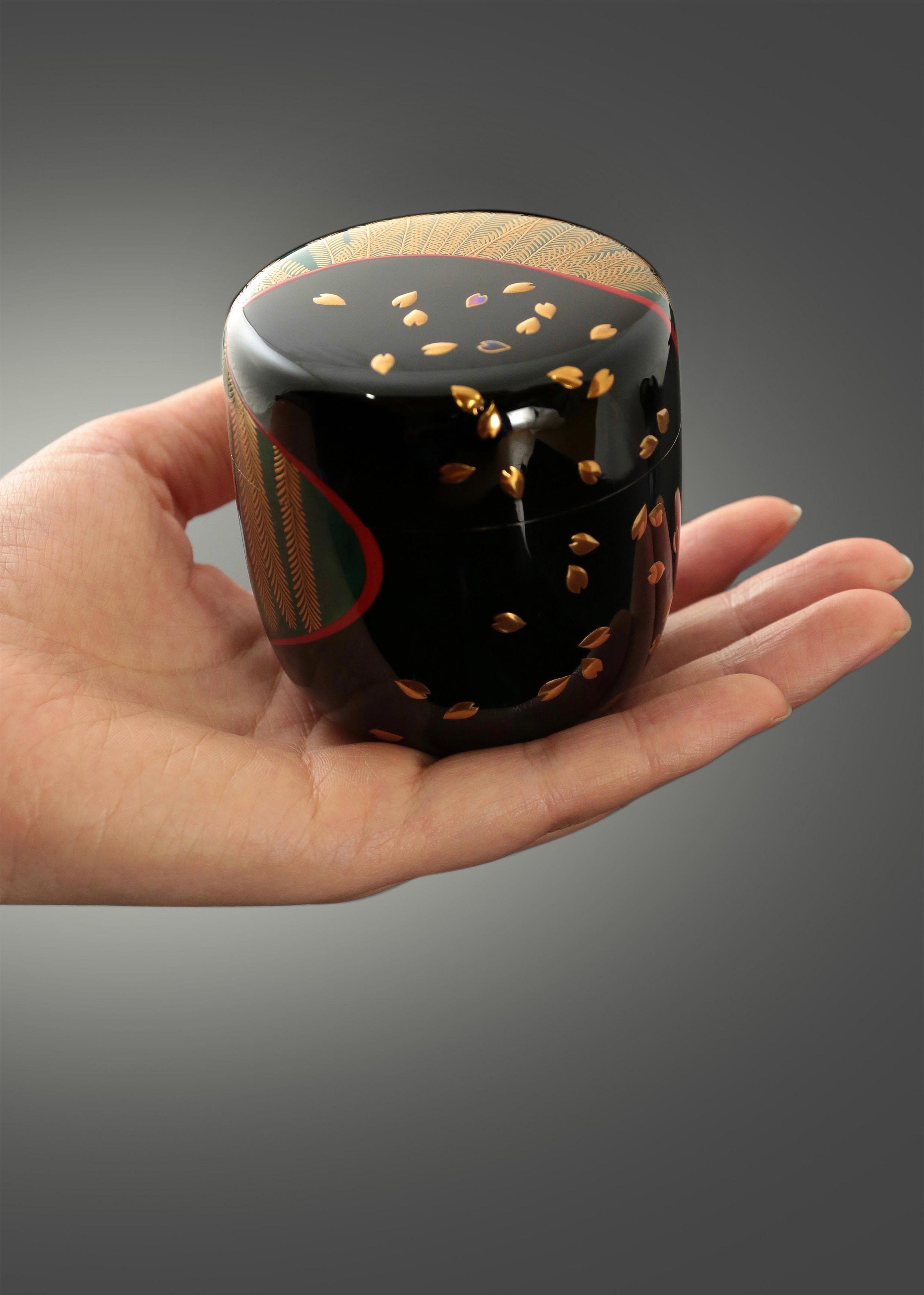 Spring Tea and Jujube Painting | Works by Lacquerware Master Matsuyama