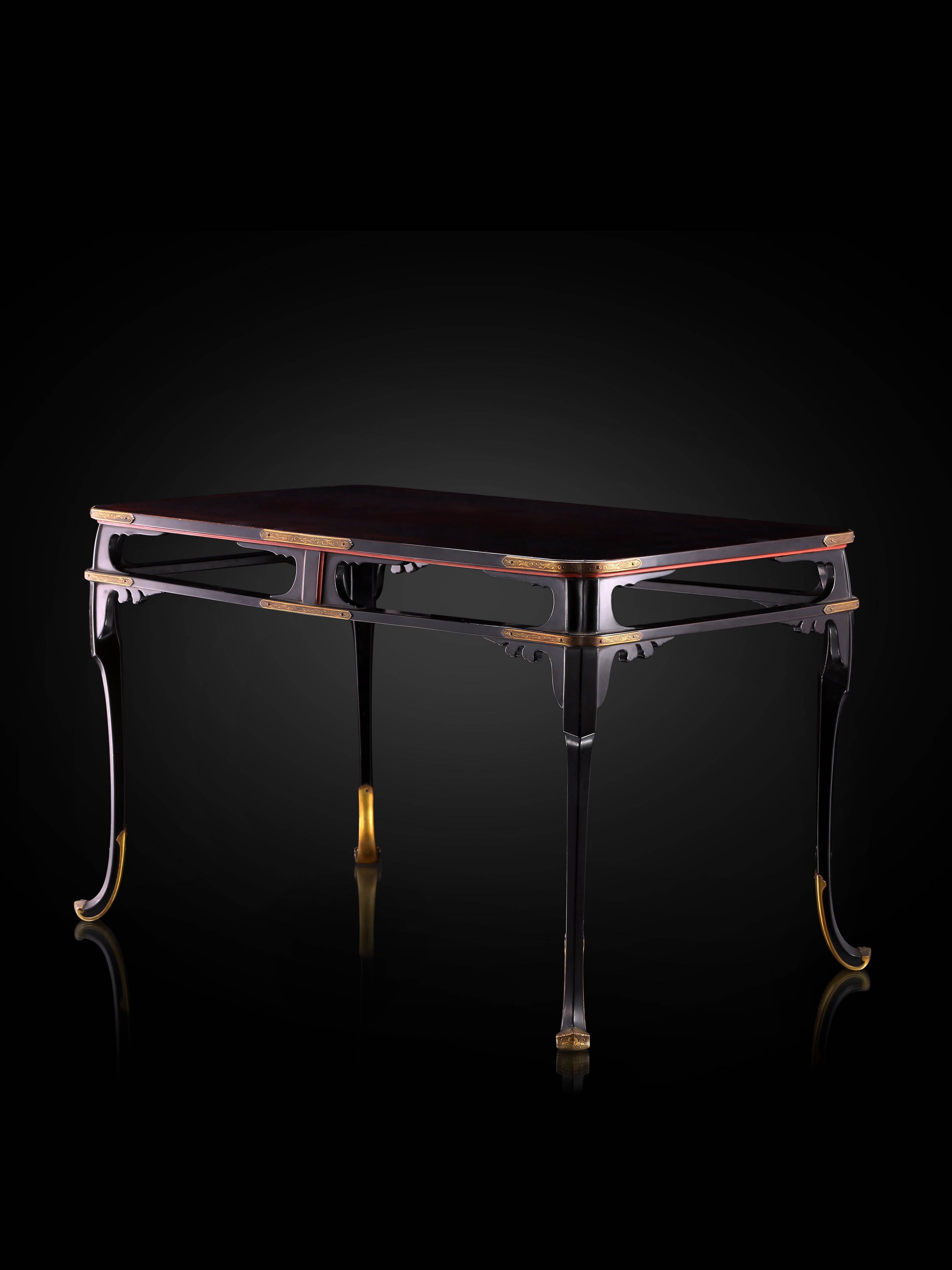 Song Dynasty Style Lacquer Rectangular Incense Stand