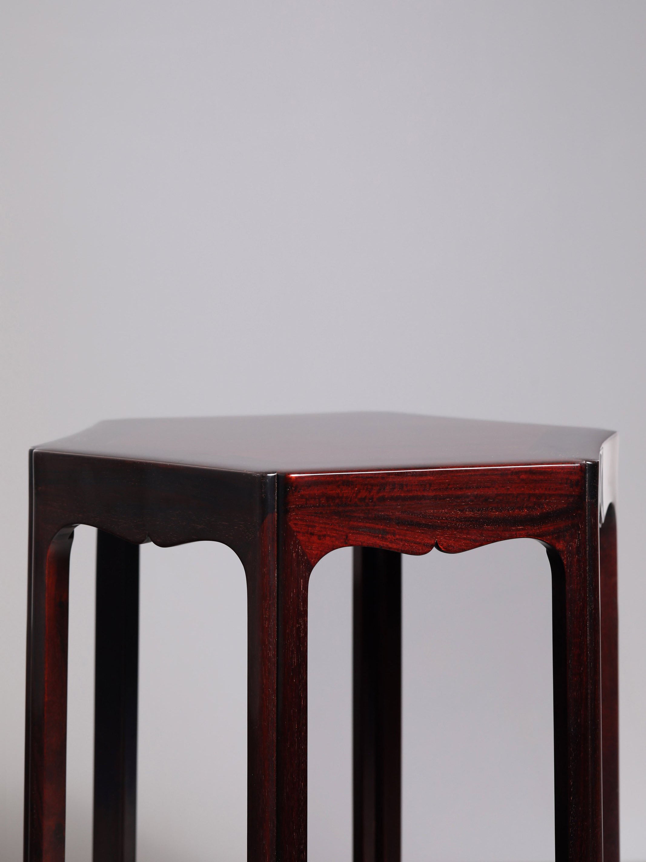 Zambian rosewood Song-style stool