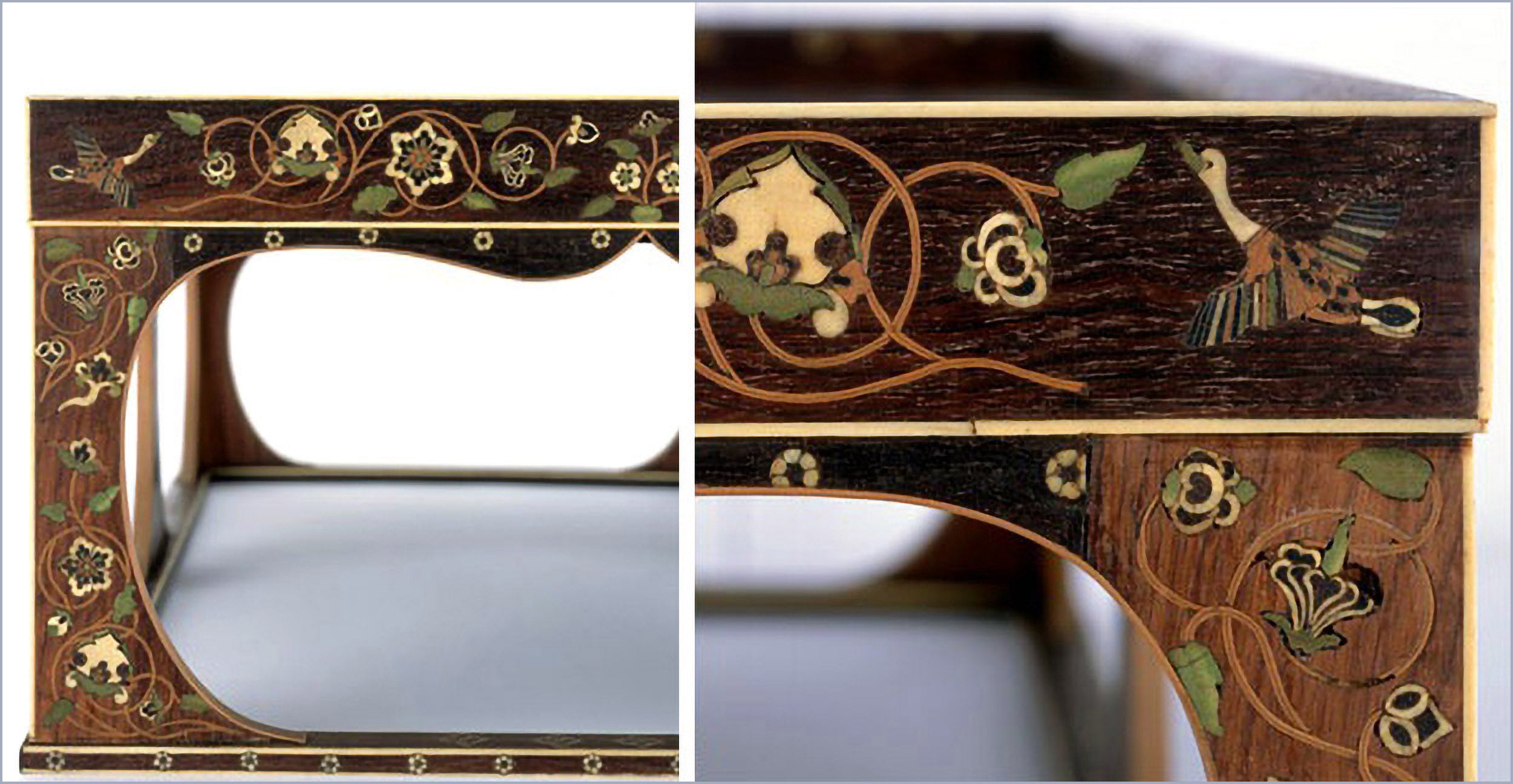 Replica of Tang Dynasty gold-painted tea tray