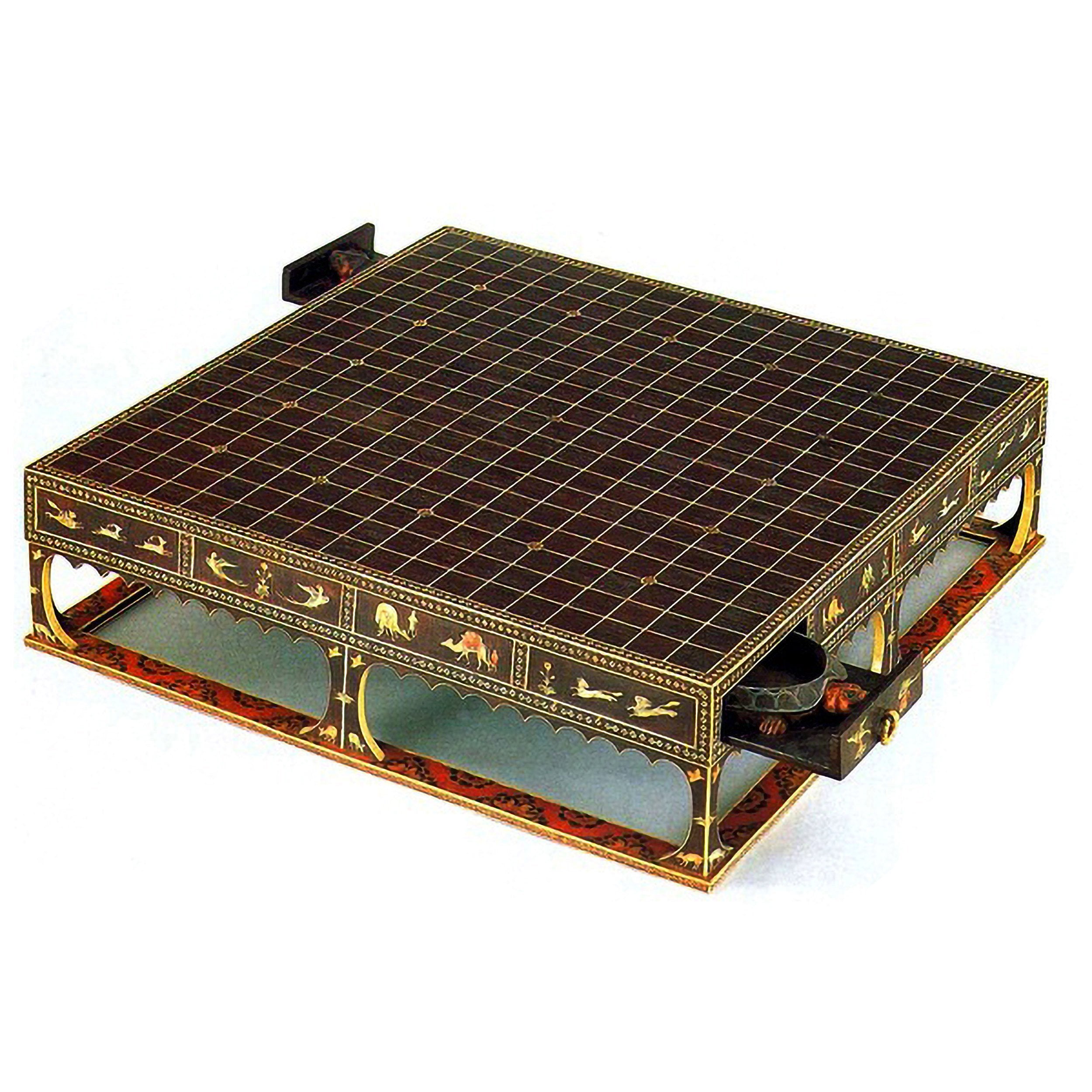 Replica of Tang Dynasty gold-painted tea tray