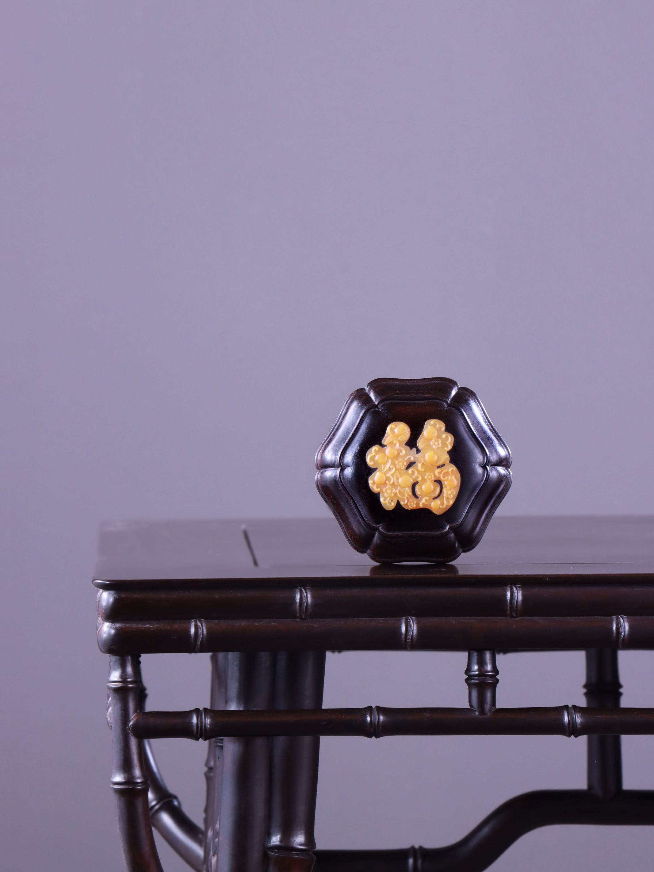 Tianfu Small Leaf Sandalwood Sunflower Mouth Tea Canister