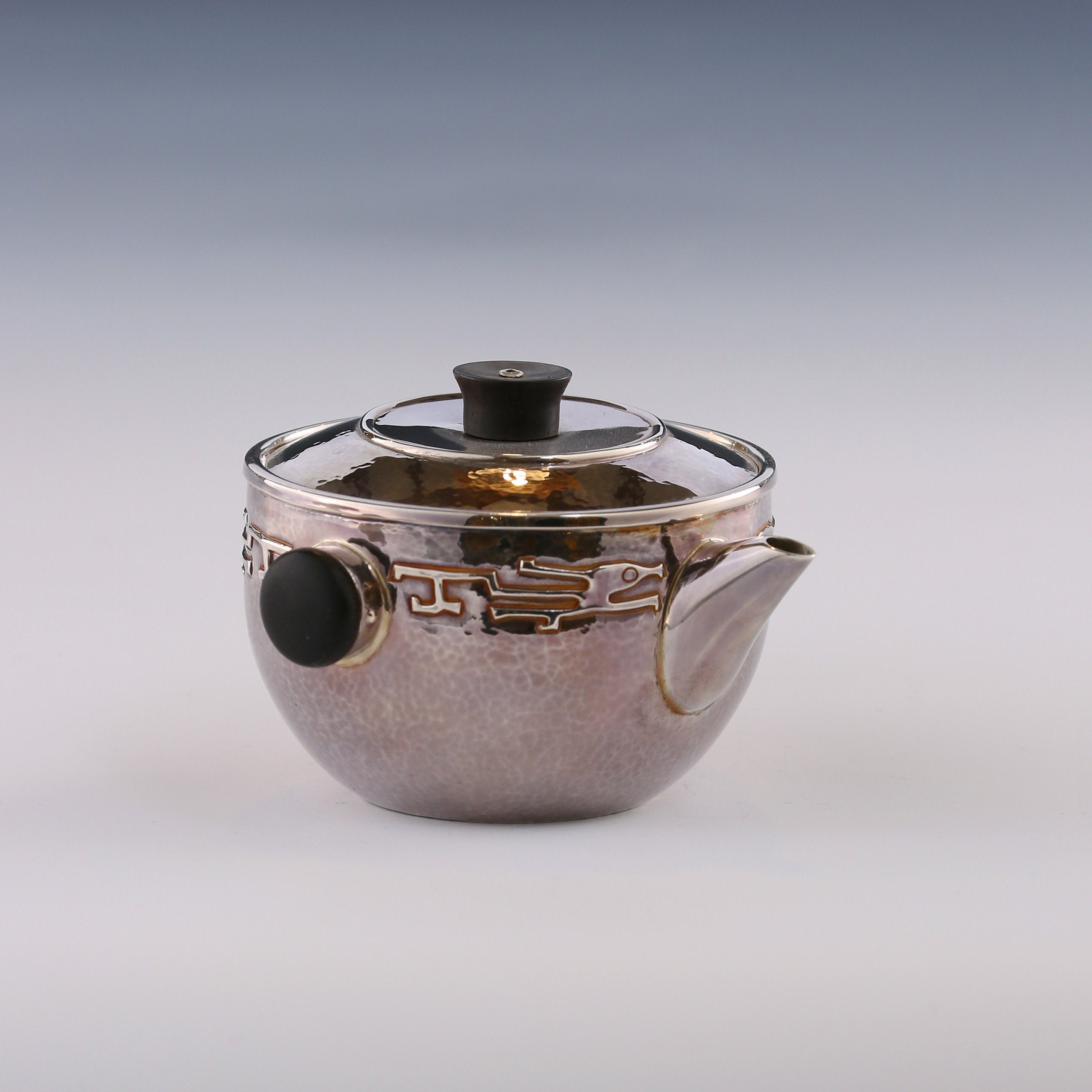 Taotie Pattern Silver Covered Bowl