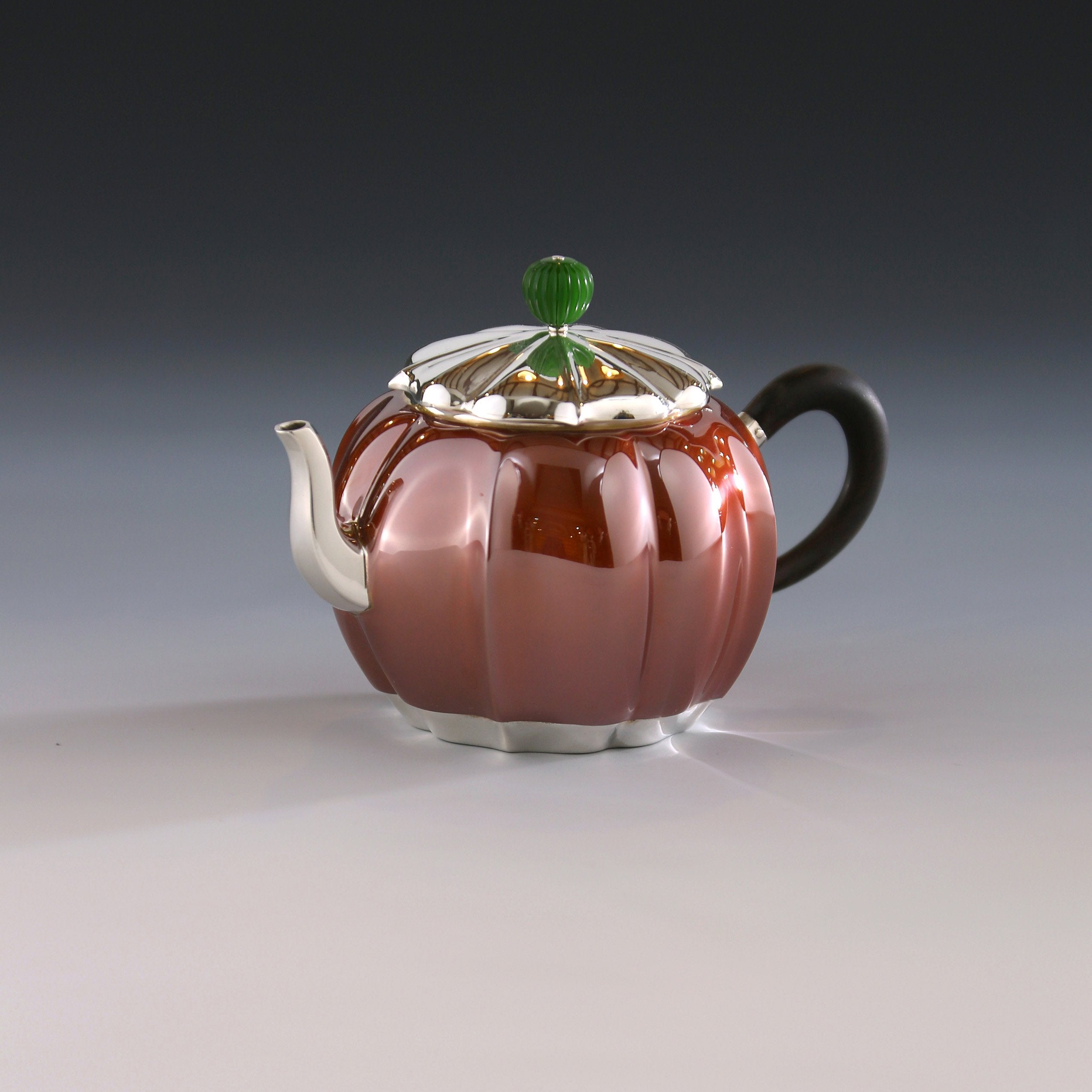 Vanlian Copper-Plated Silver Teapot