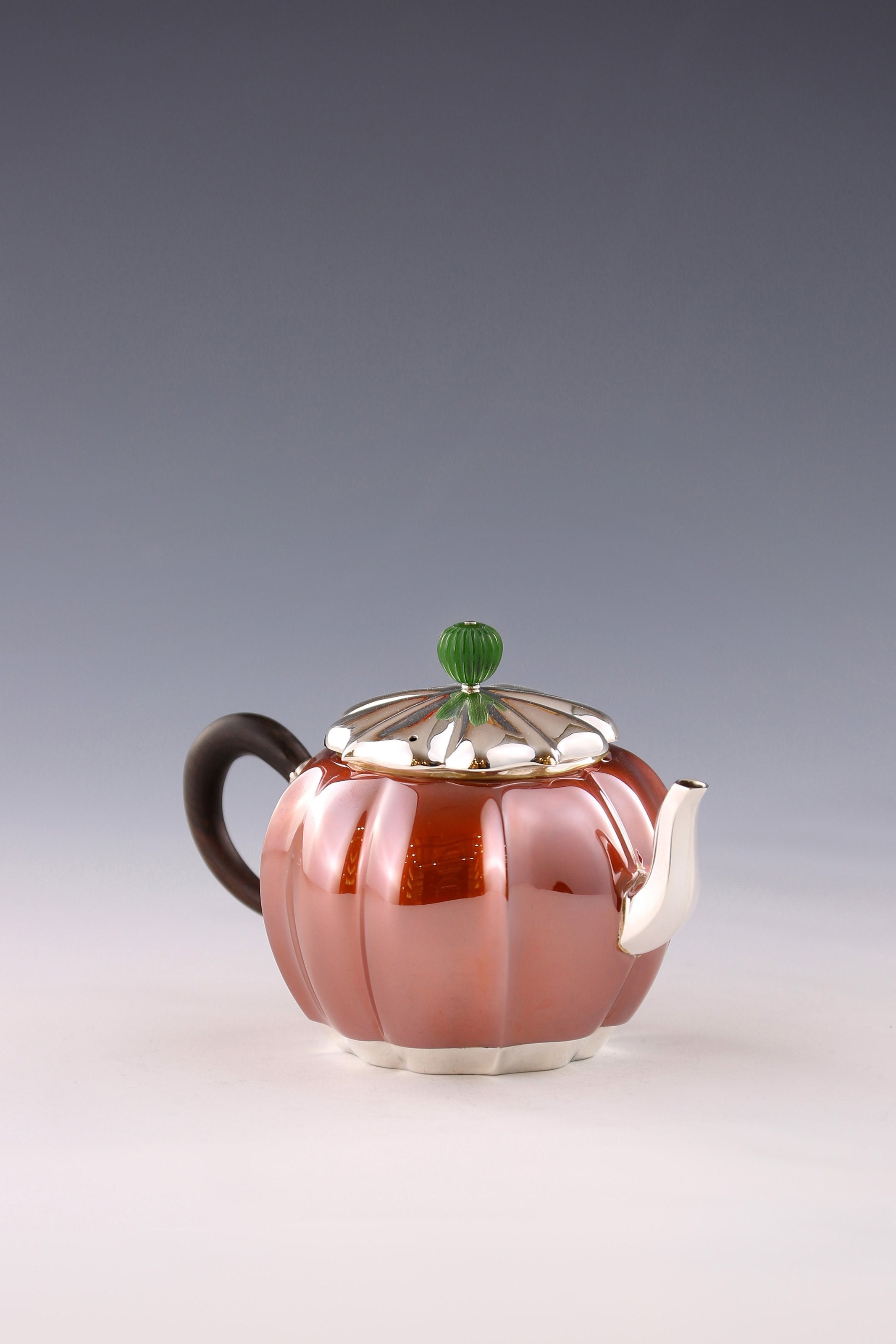 Vanlian Copper-Plated Silver Teapot