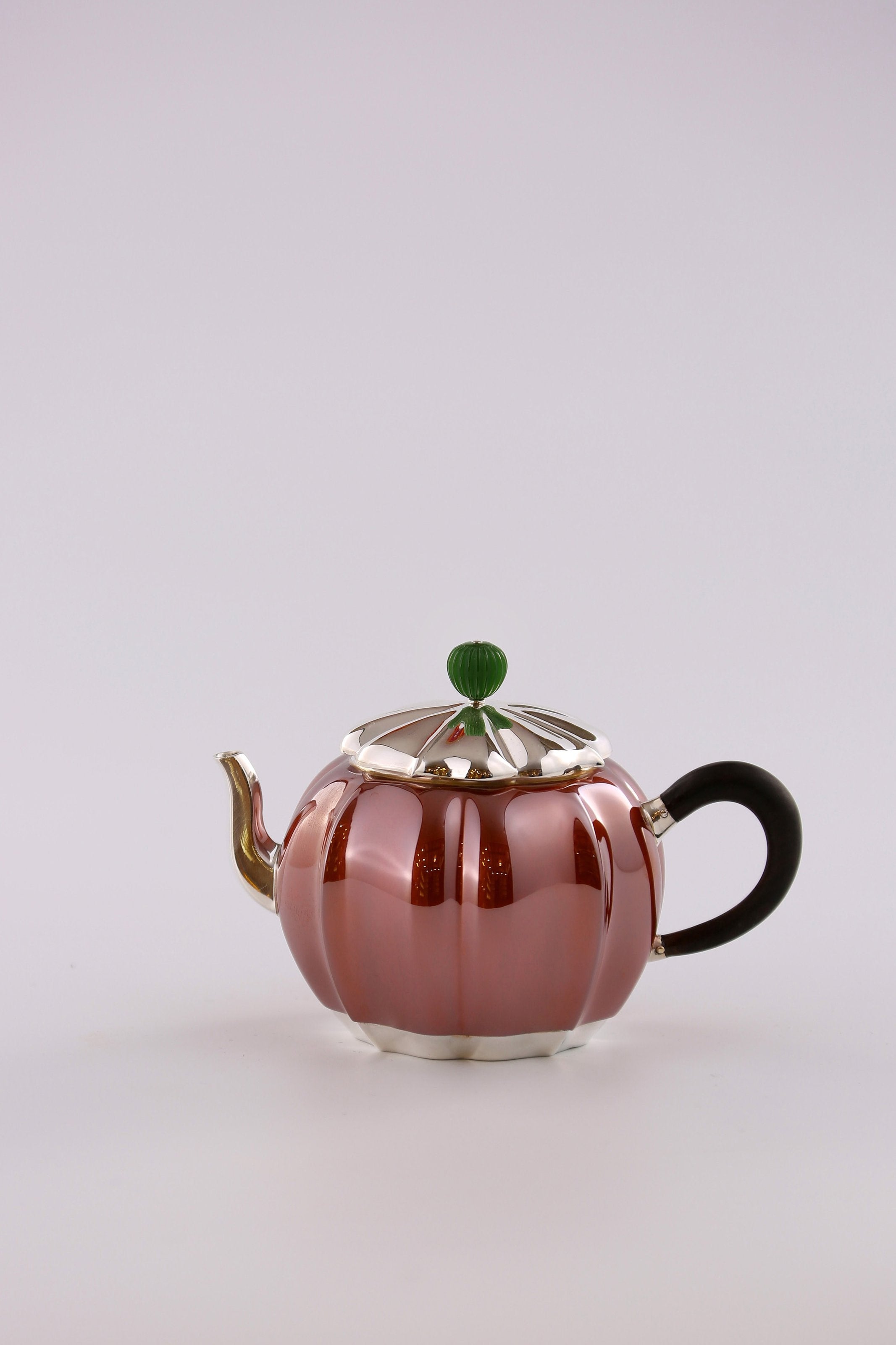 Vanlian Copper-Plated Silver Teapot