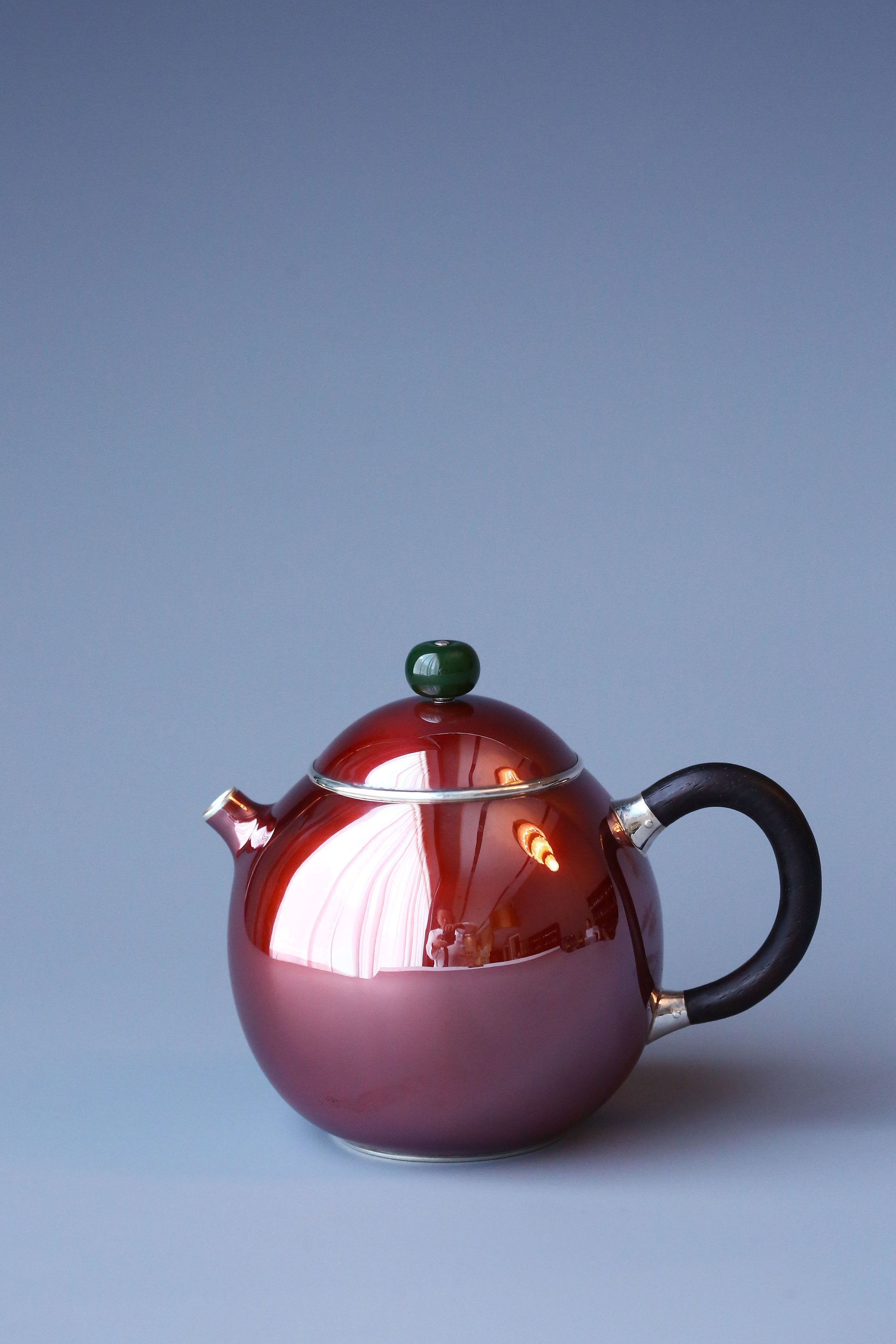 Copper-clad Silver Dragon Egg Teapot