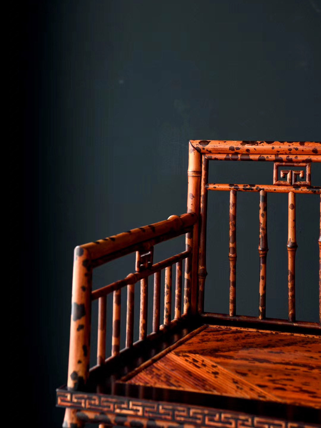 Xiangfei Bamboo Pattern Zen Chair 