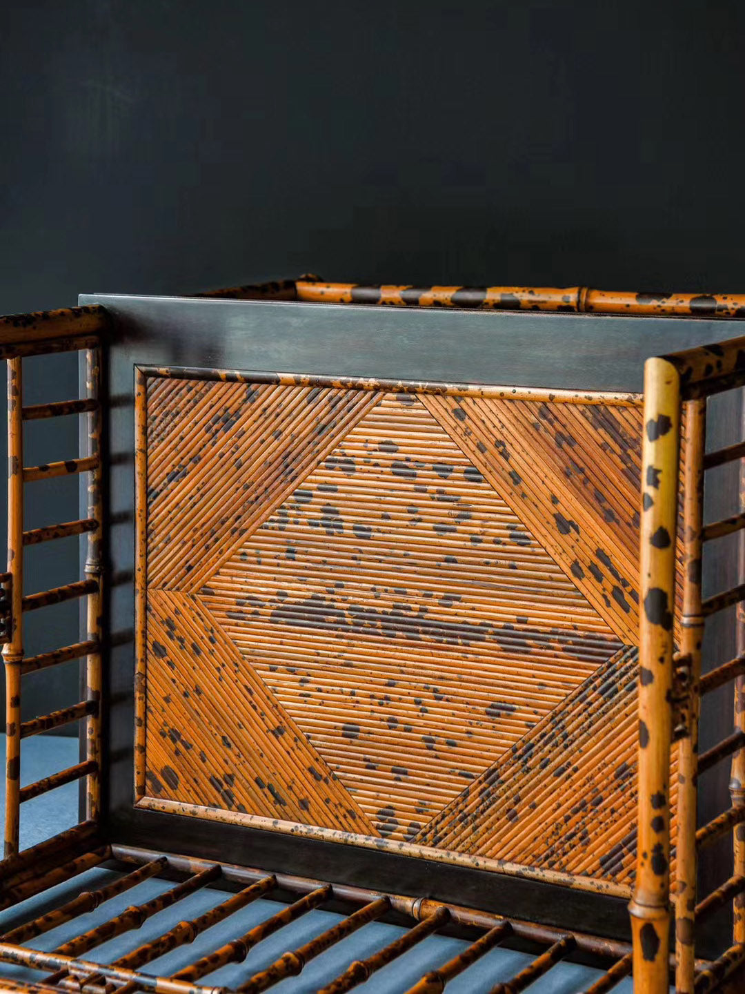 Xiangfei Bamboo Pattern Zen Chair 