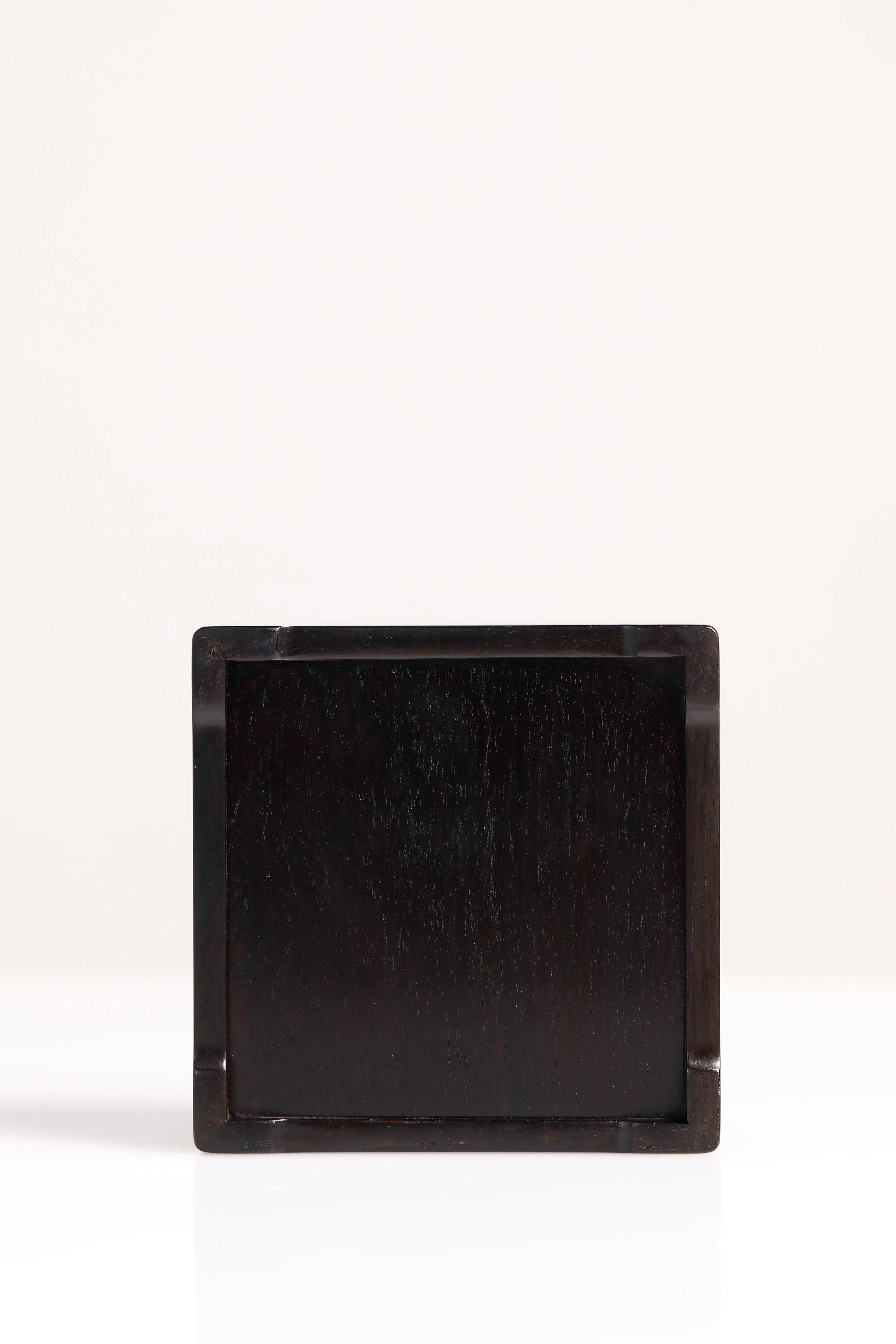 Purple sandalwood openwork incense box