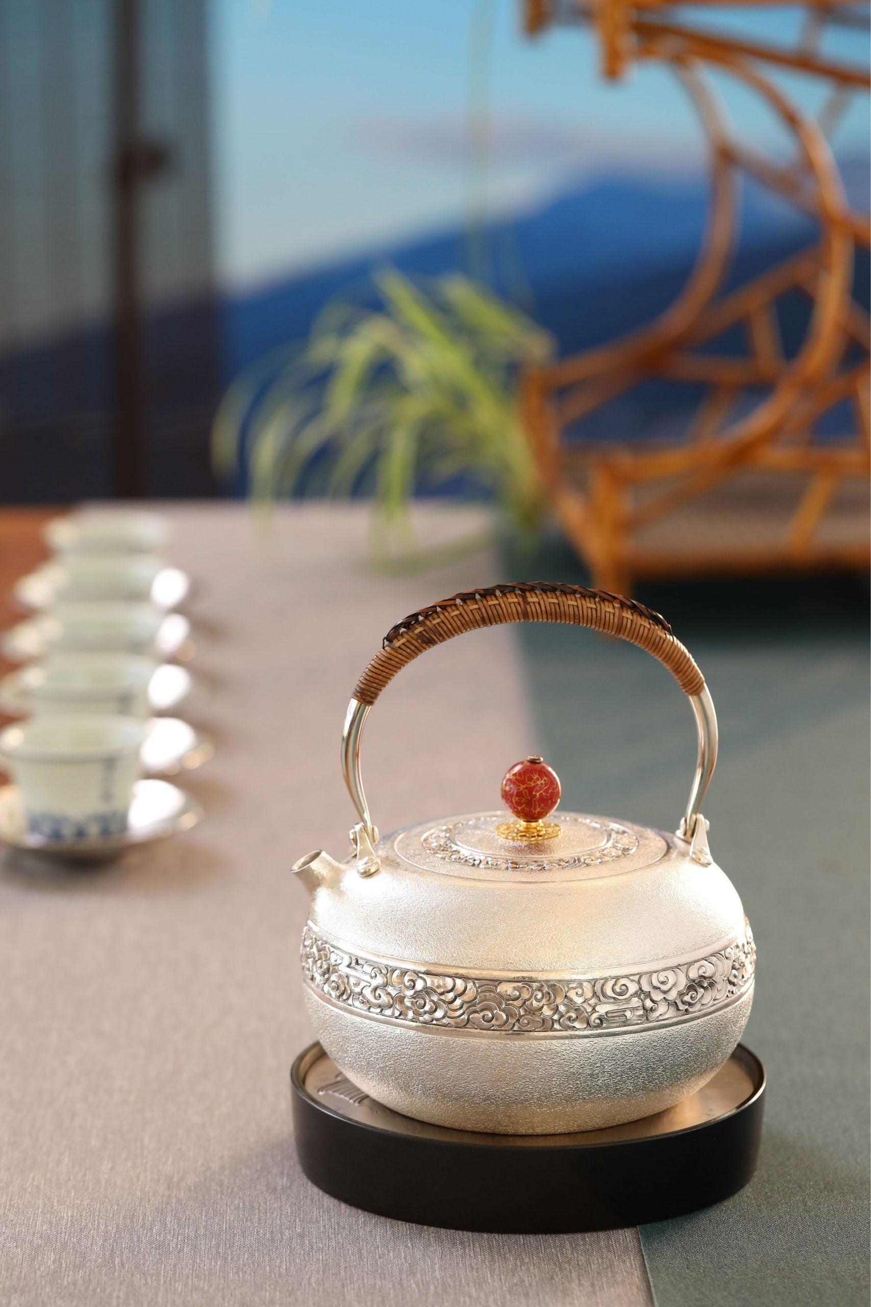 Auspicious clouds surround