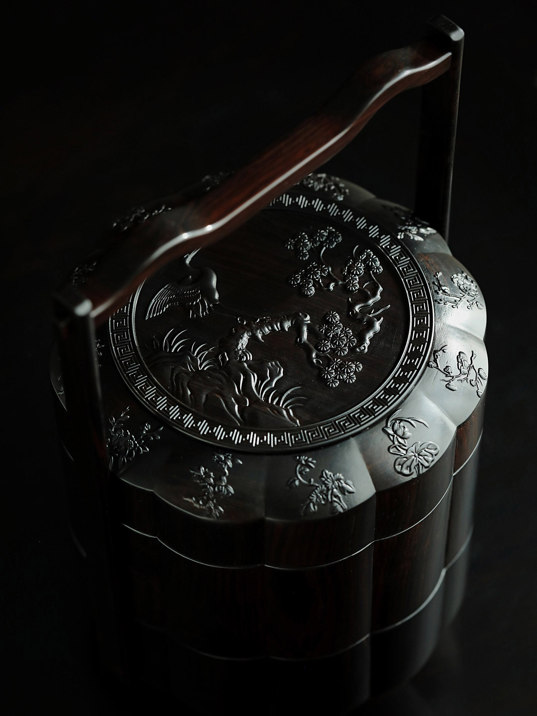 Rosewood/Purple Sandalwood Twelve Seasonal Handbag