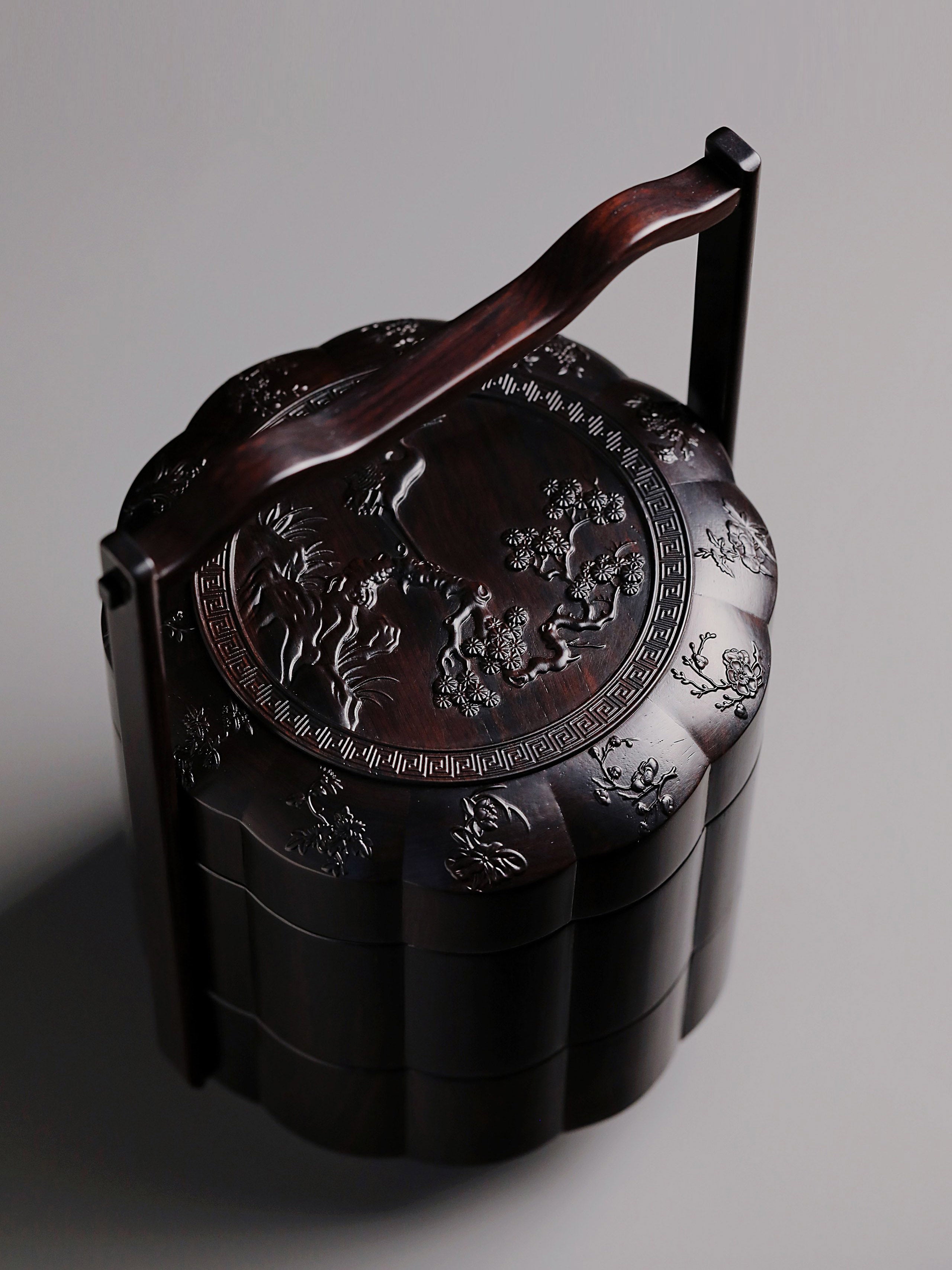 Rosewood/Purple Sandalwood Twelve Seasonal Handbag