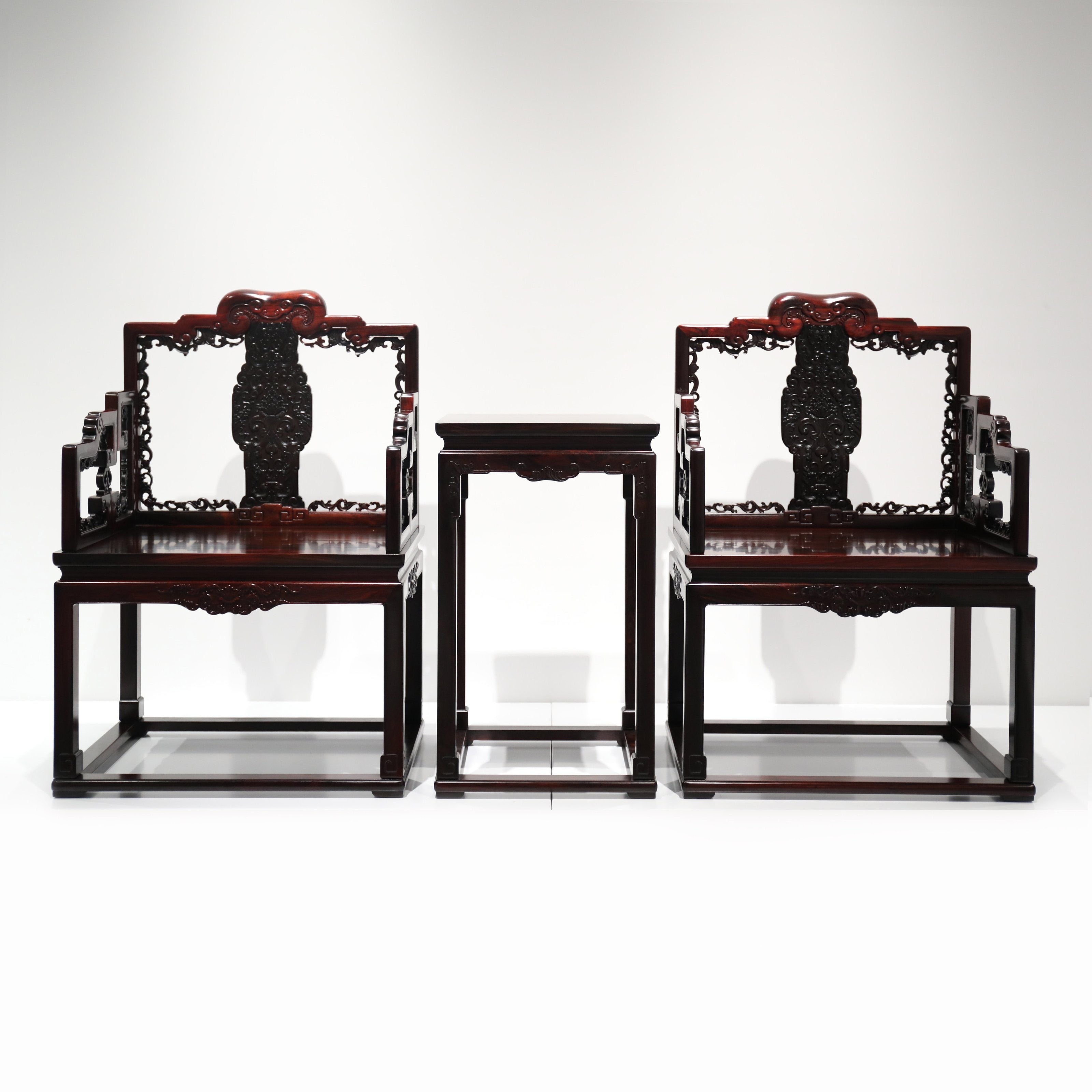 Passionflower Pattern Armchair