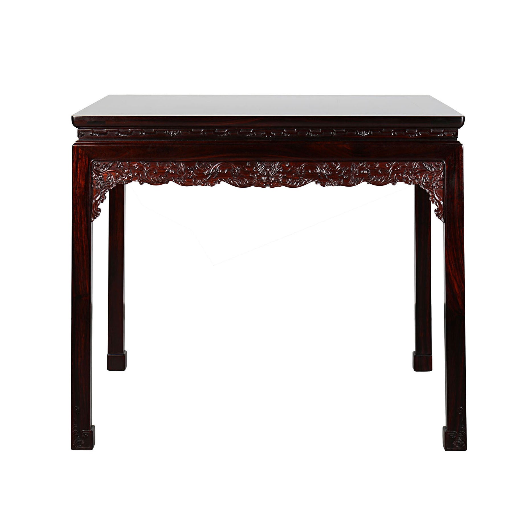 Passionflower Pattern Square Table