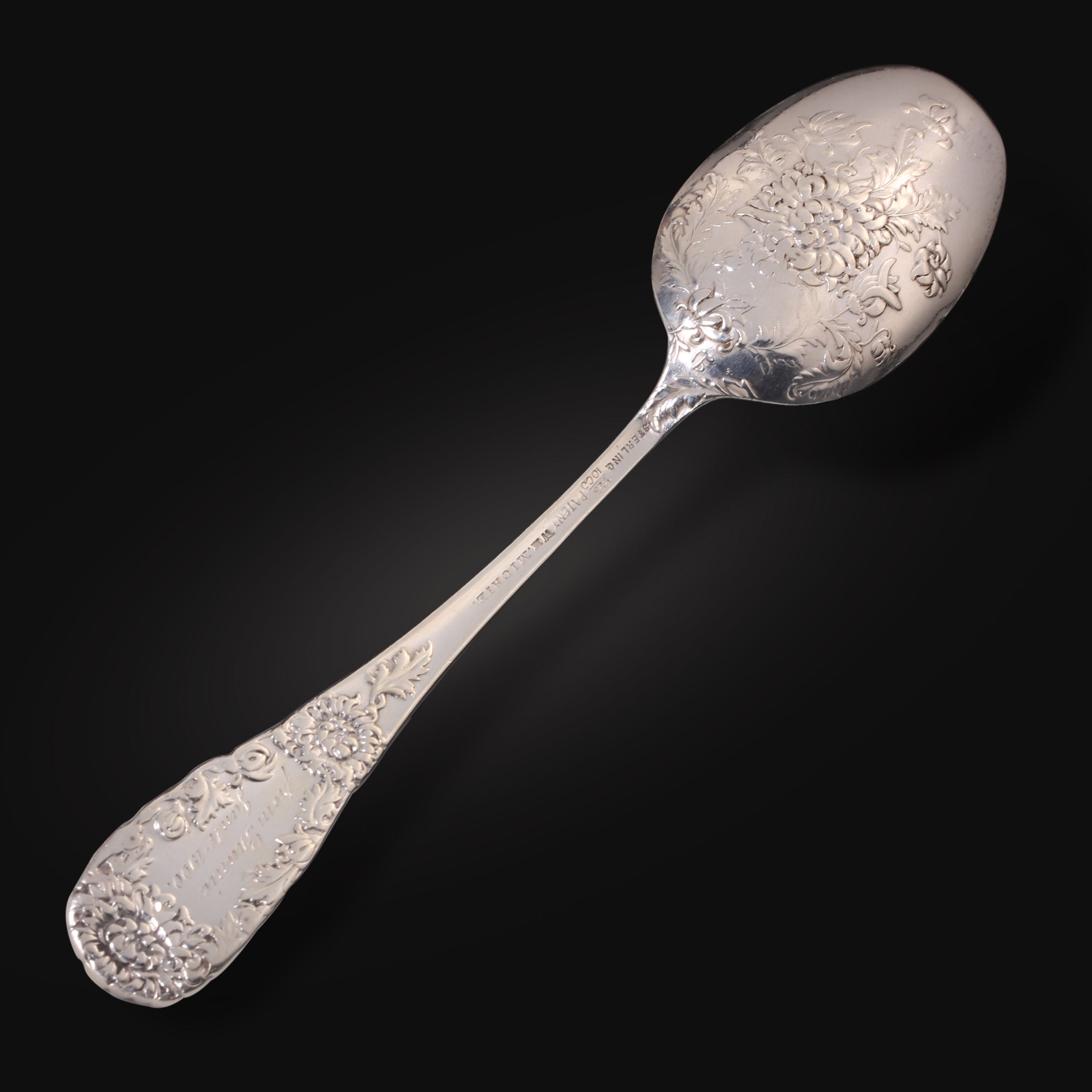 Western sterling silver teaspoon