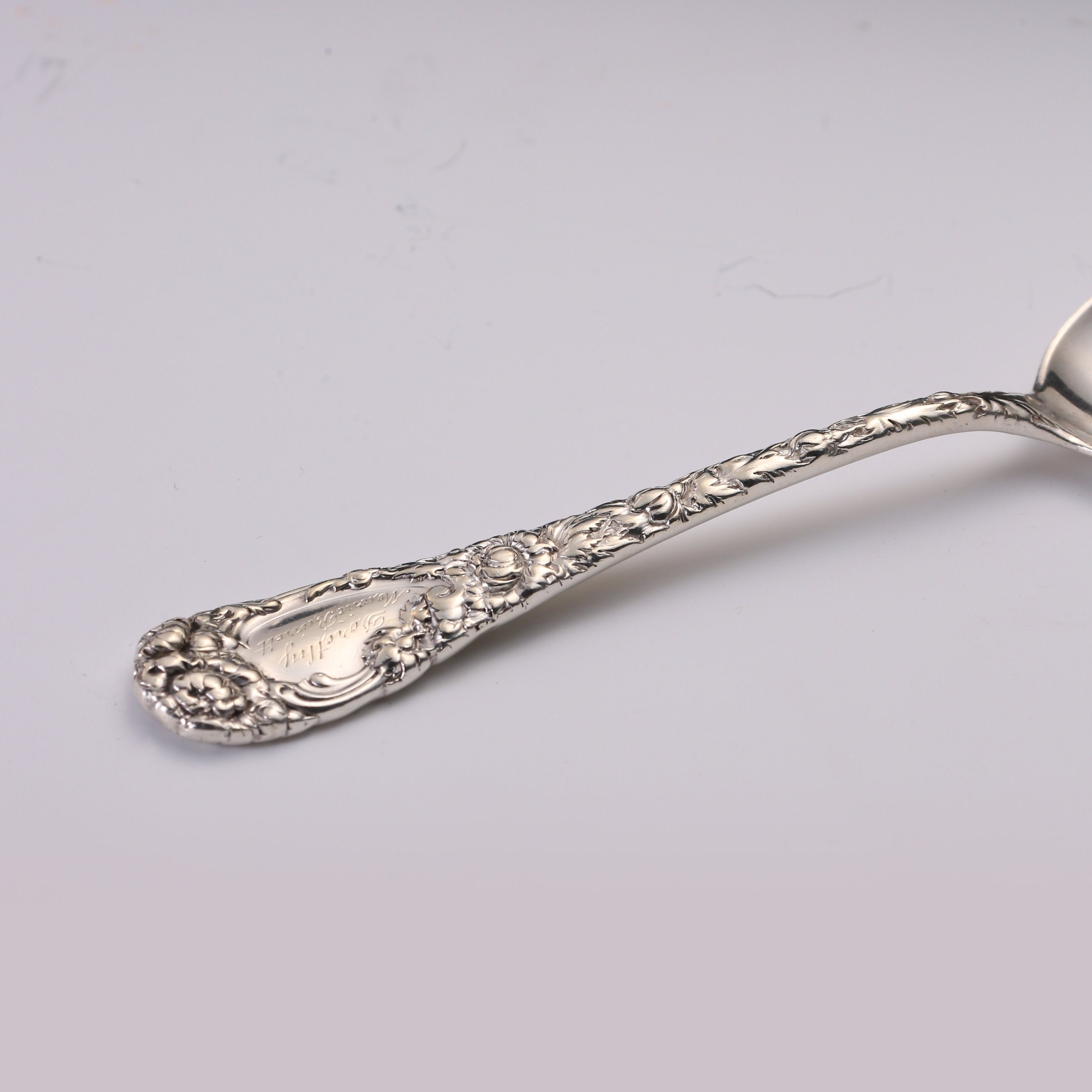 Western sterling silver teaspoon