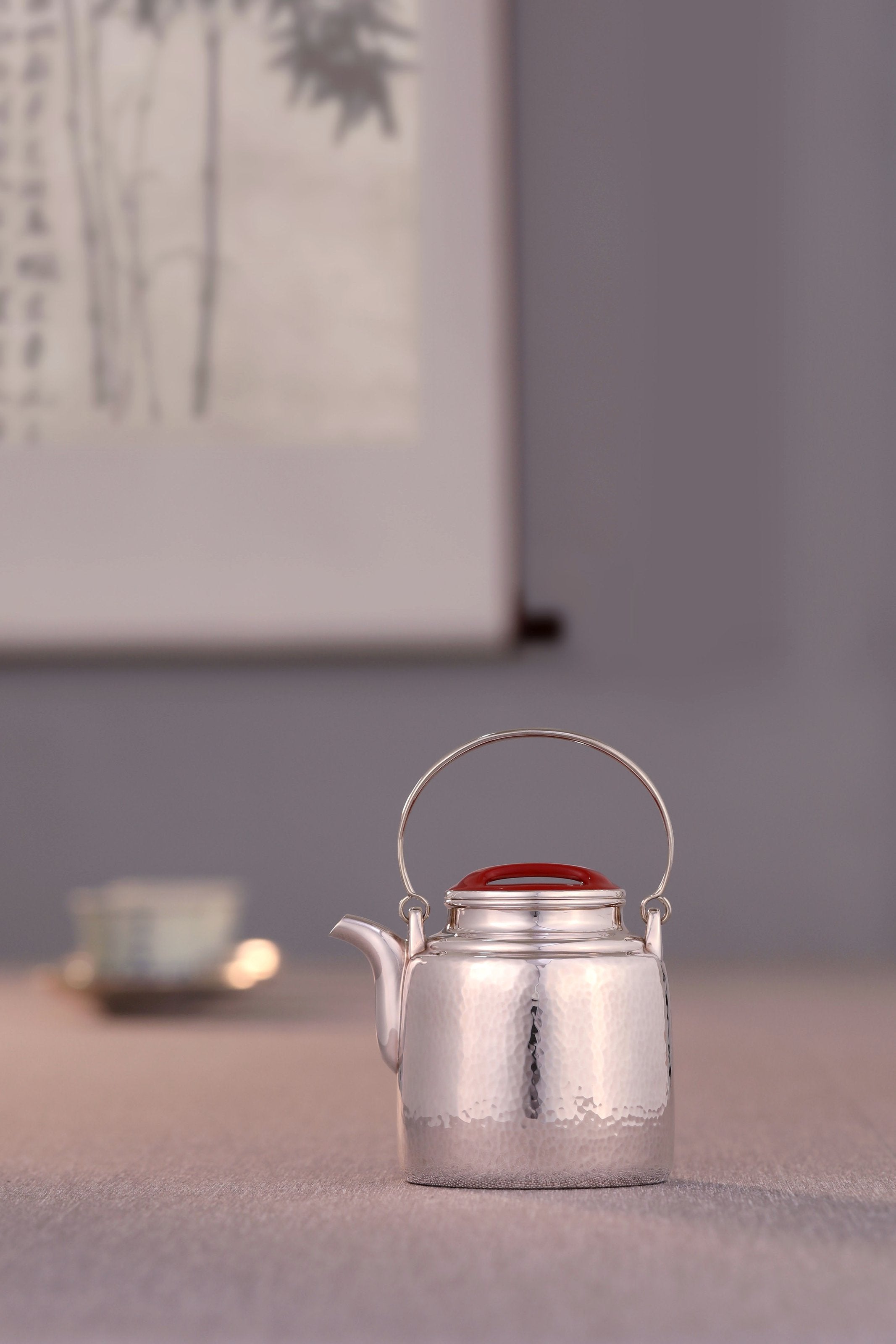 Yangtong sterling silver teapot
