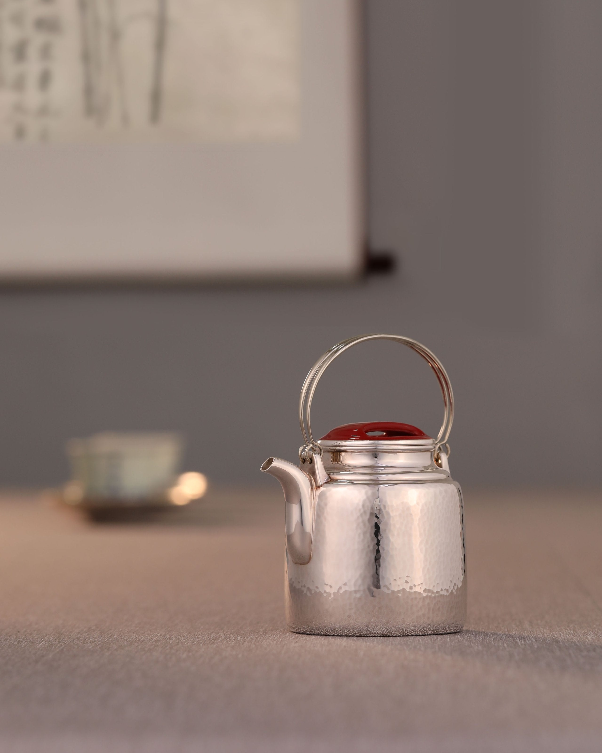 Yangtong sterling silver teapot