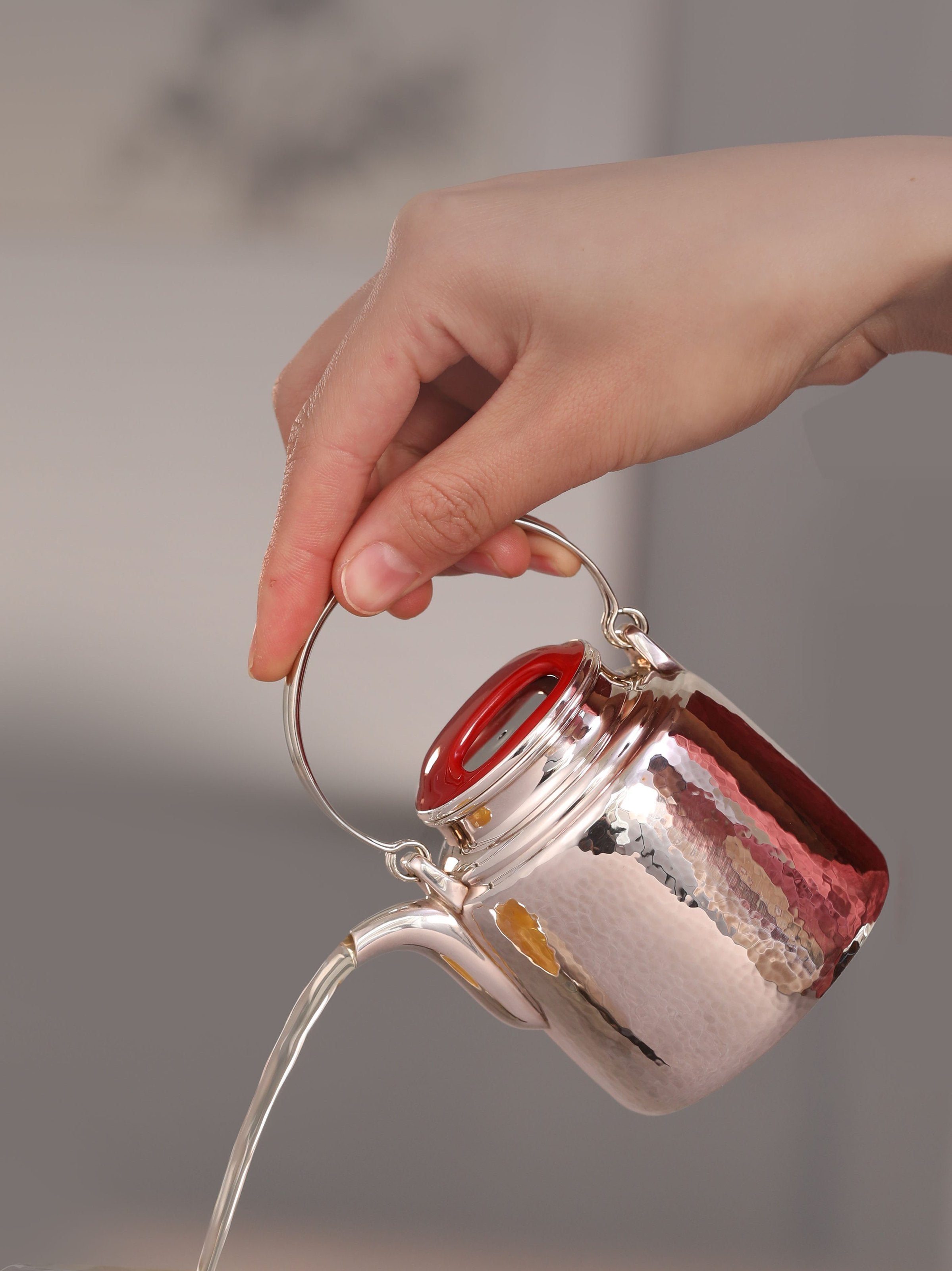 Yangtong sterling silver teapot