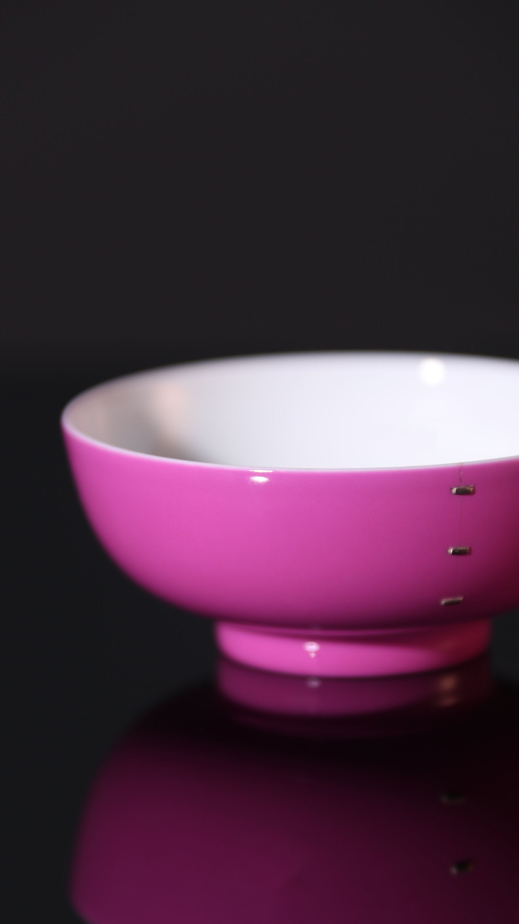 Rouge lingers in the palace bowl