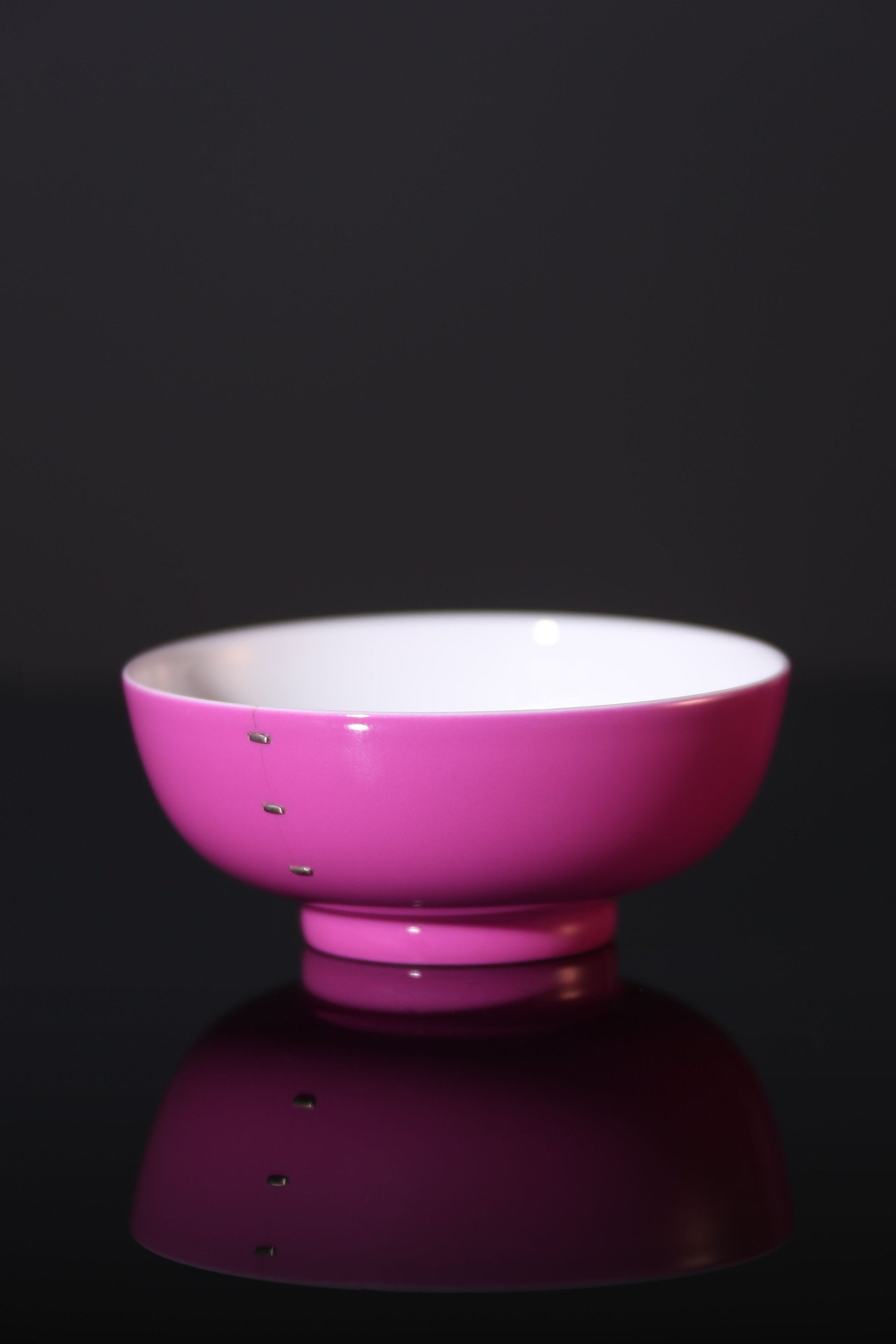 Rouge lingers in the palace bowl