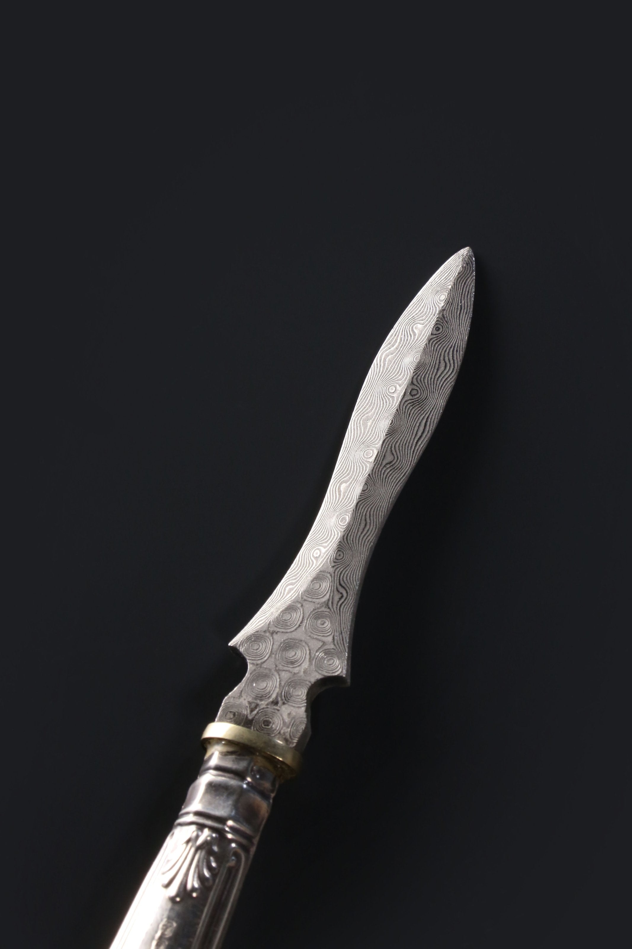 19th-century British silver tea knife