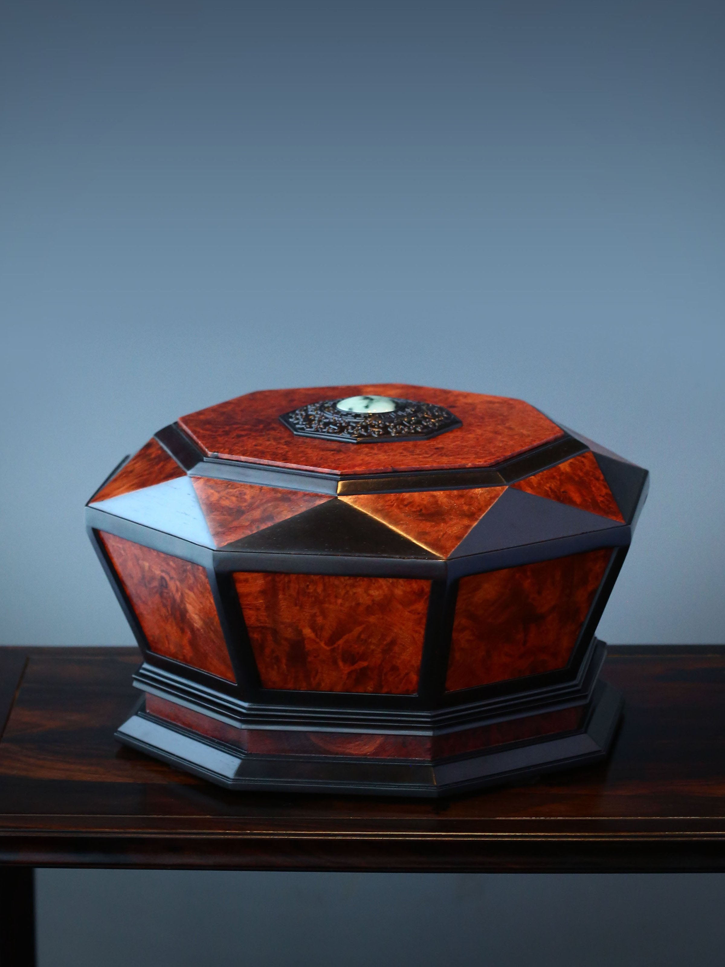 Burl Wood Gem Box