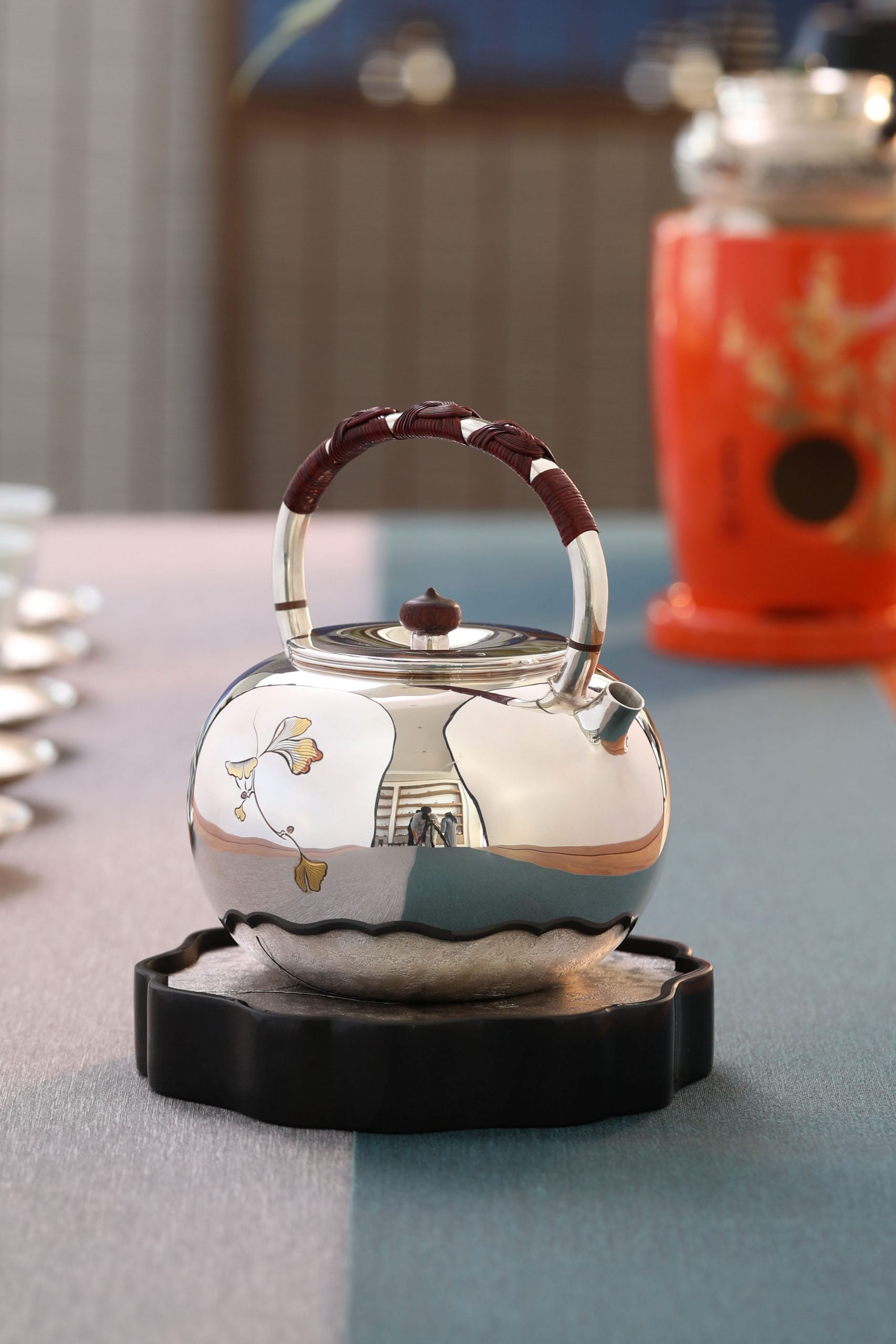 Ginkgo teapot 